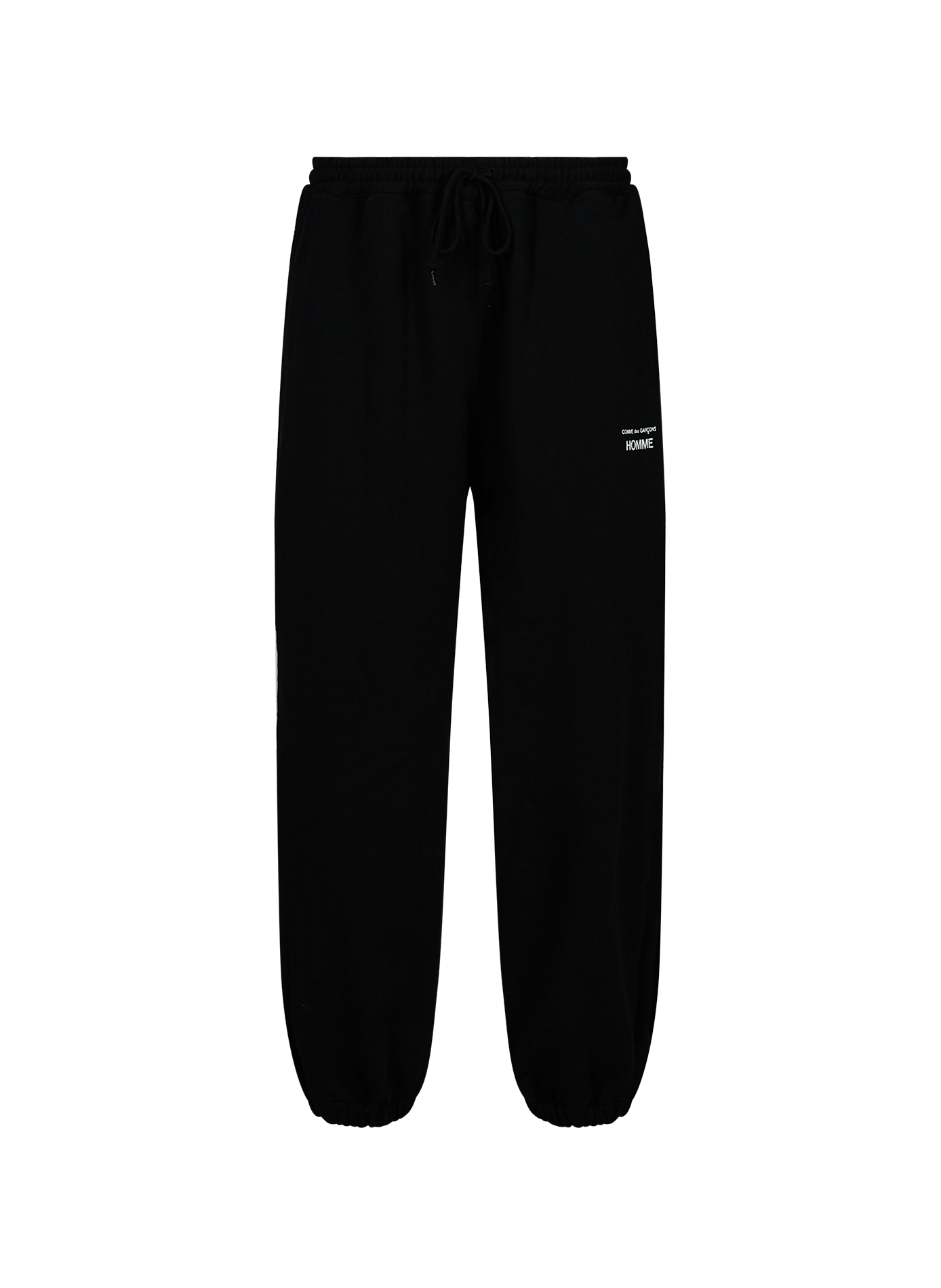 Schwarze weite Baumwoll-Jogginghose HQ-P104-051 COMME DES GARCONS HOMME Schwarz