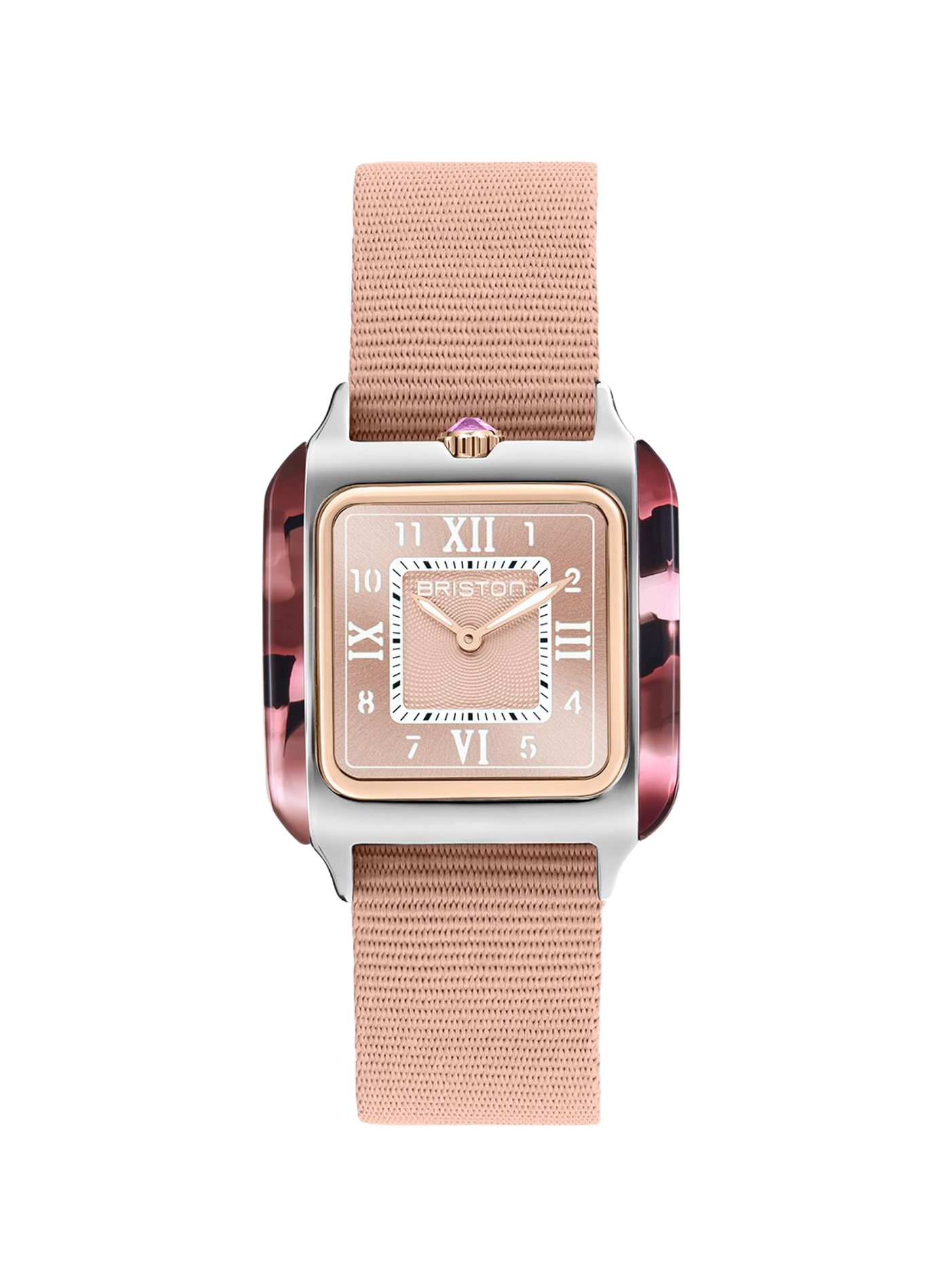 Montre quartz Streamliner Kennedy en nylon BRISTON Rose