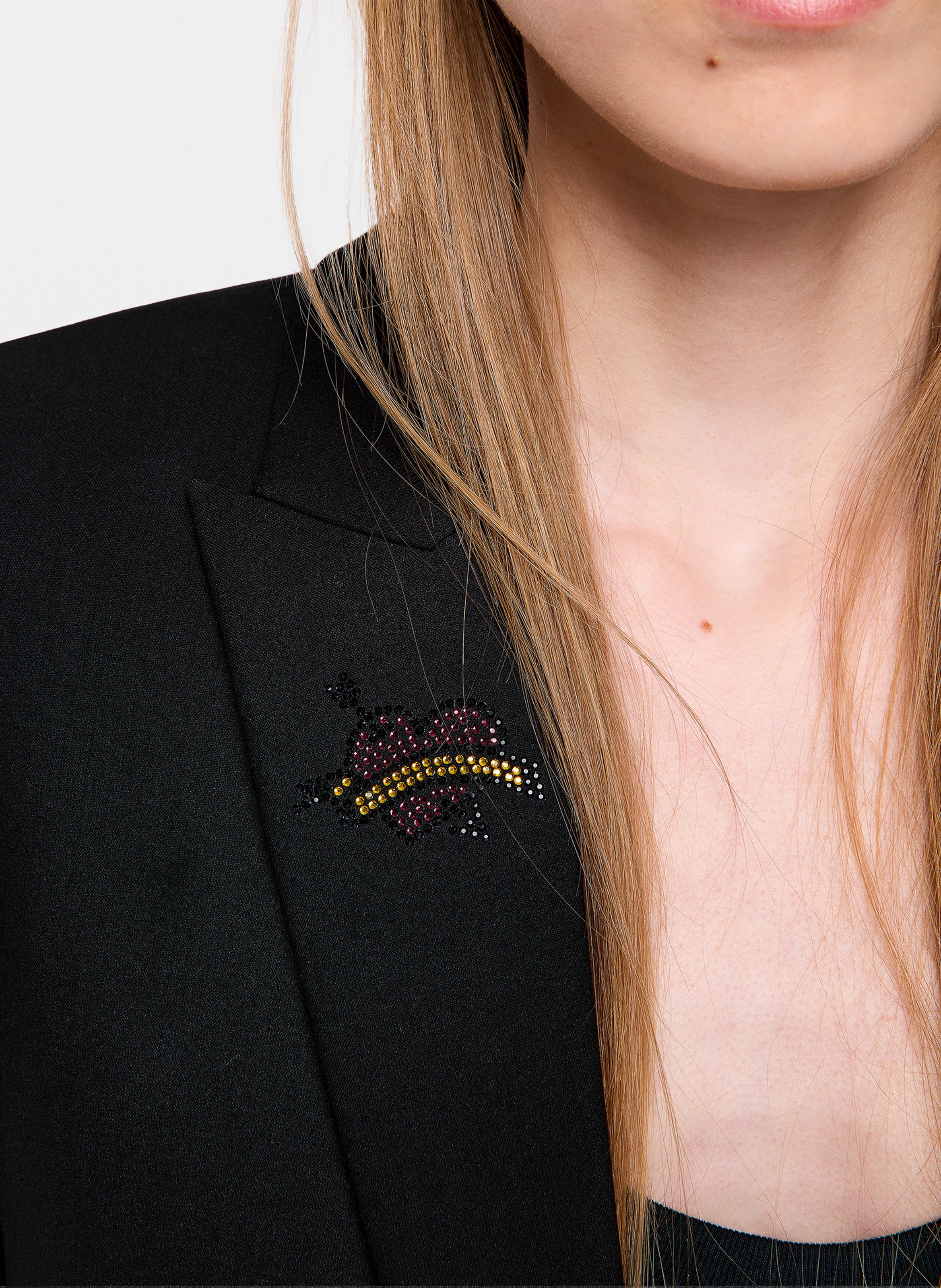 Veste de tailleur strassée valse ZADIG&VOLTAIRE Noir