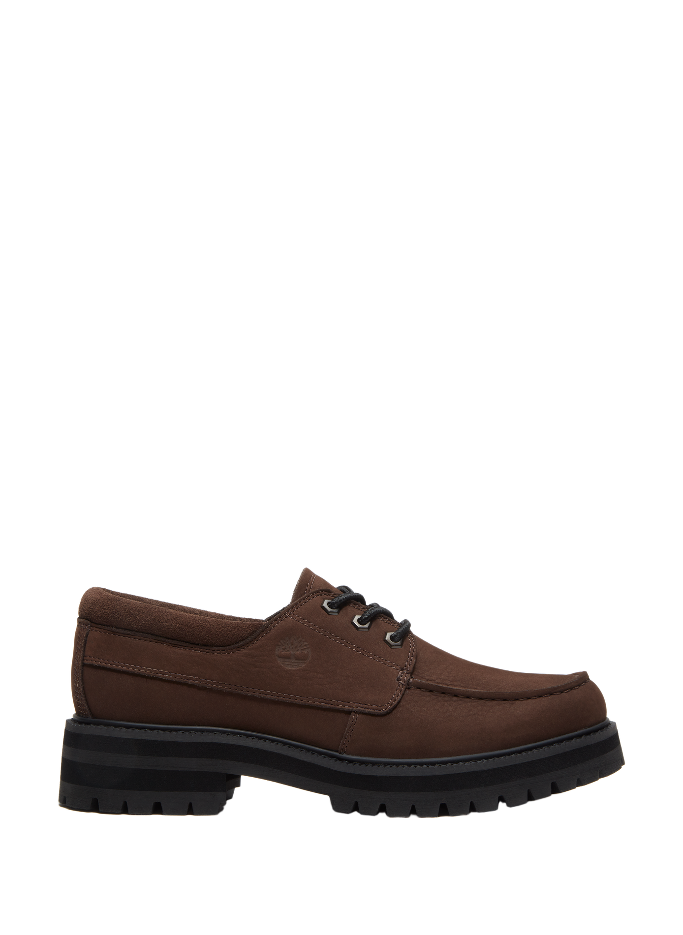 Derby shoes with cleated sole in leather TIMBERLAND Brown