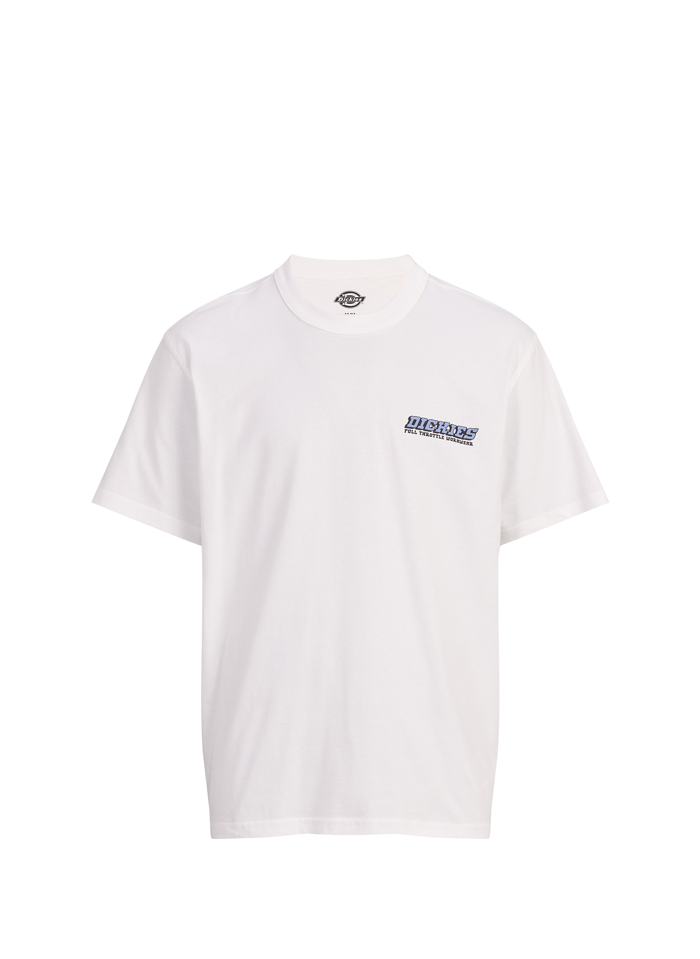 Rundhalsausschnitt T-Shirt aus Baumwolle DICKIES Weiss