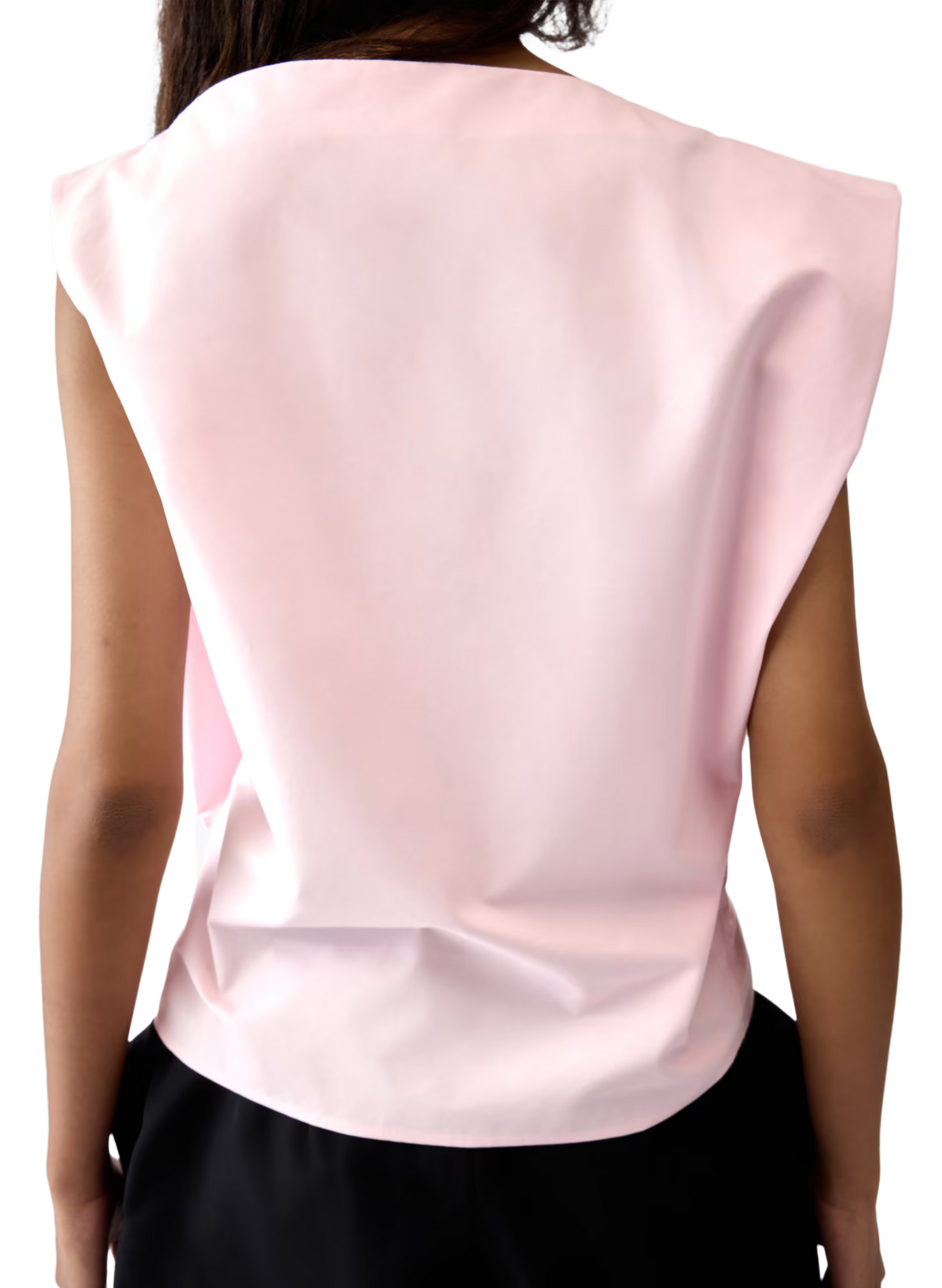 Le haut Drap, korte katoenen top JACQUEMUS Roze