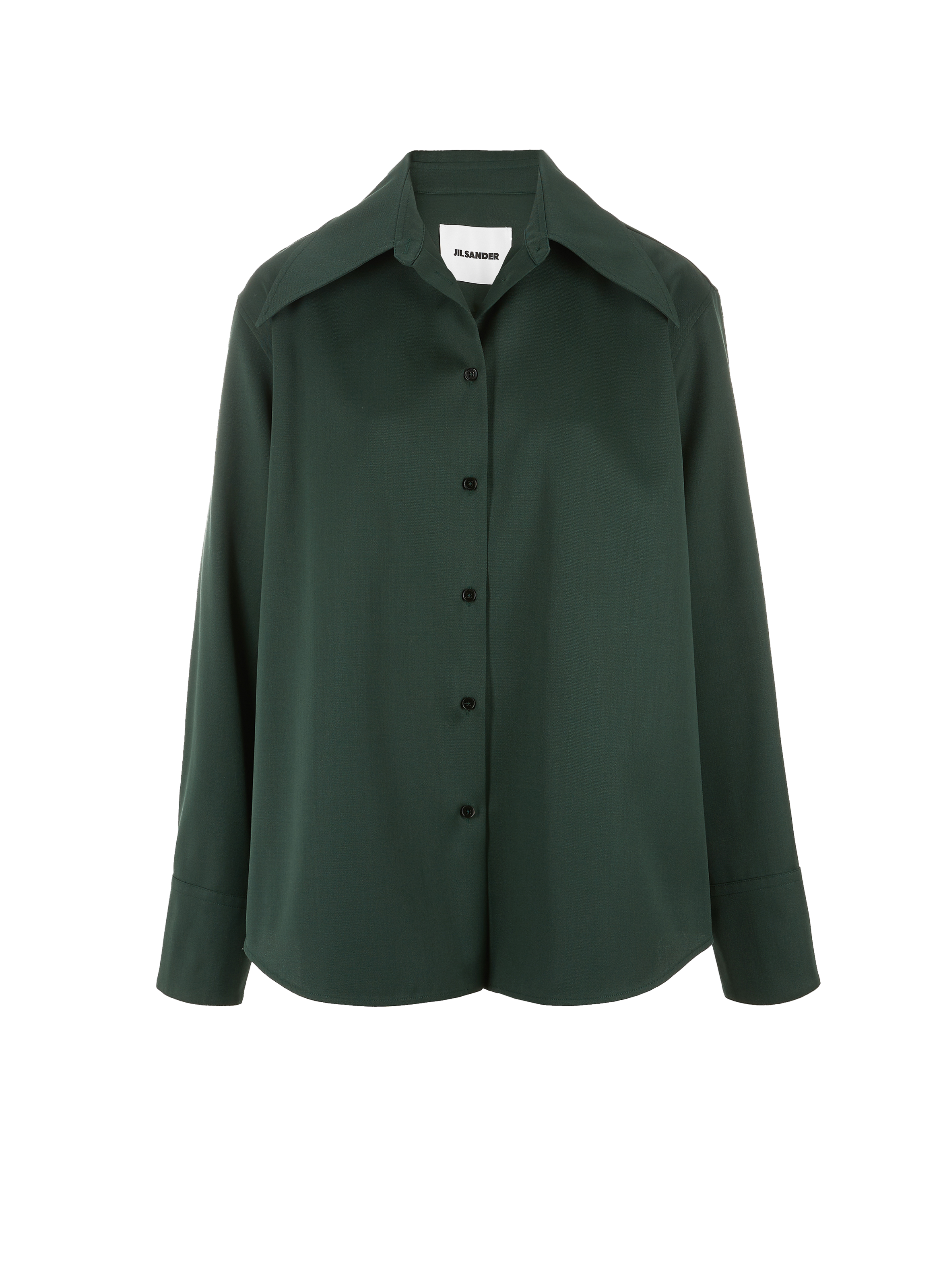 Chemise en gabardine de laine vierge légère