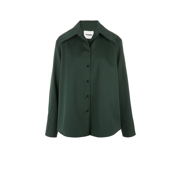 Chemise en gabardine de laine vierge légère