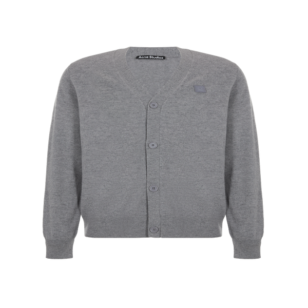 Acne Studios Wool Cardigan In Grey