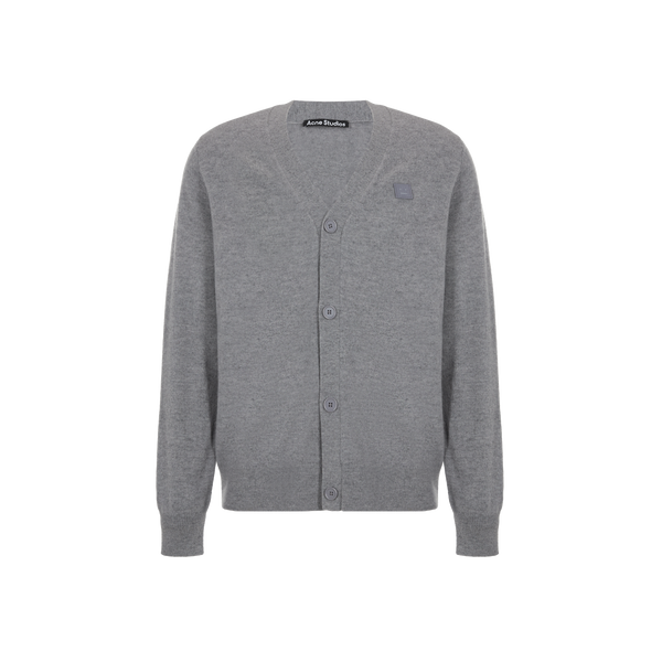 Acne Studios Wool Cardigan In Grey