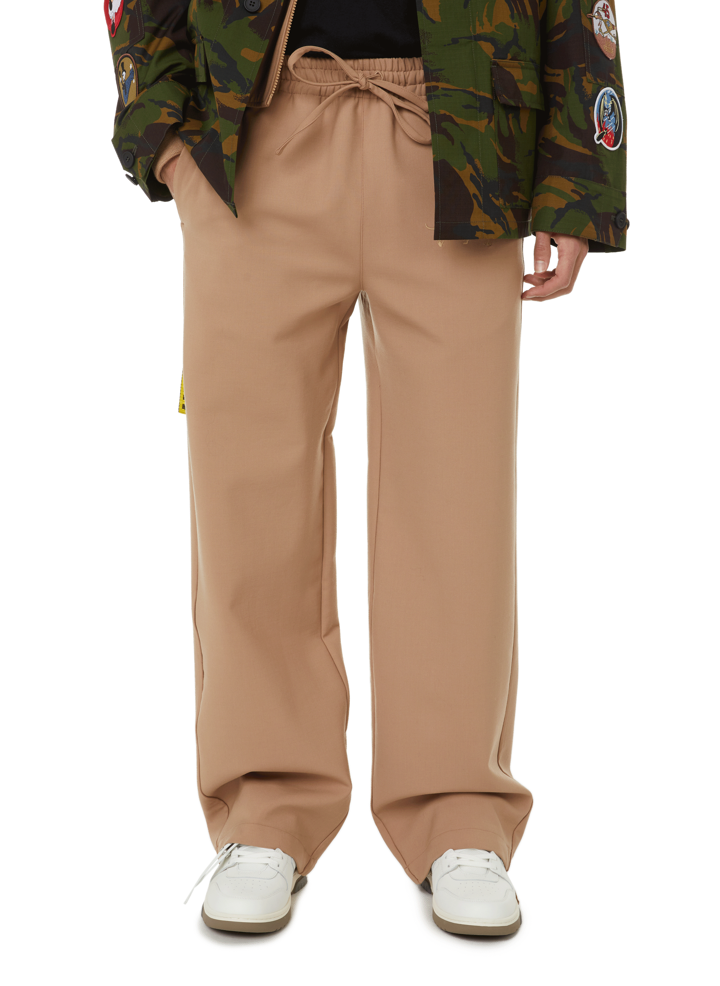 Pantalon de survêtement en laine mélangée