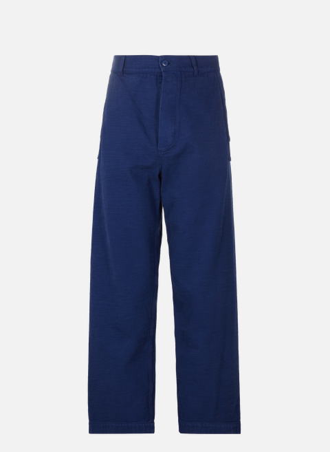 Pantalon en coton  BleuAGNÈS B 