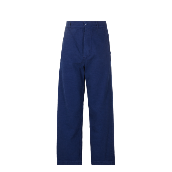 Agnès B. Cotton Trousers In Blue