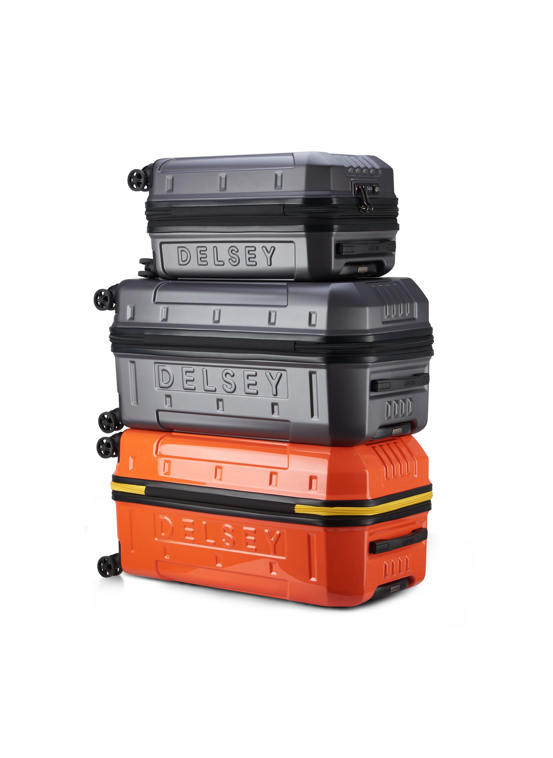 Valise soute rigide taille xl - rempart DELSEY PARIS Orange