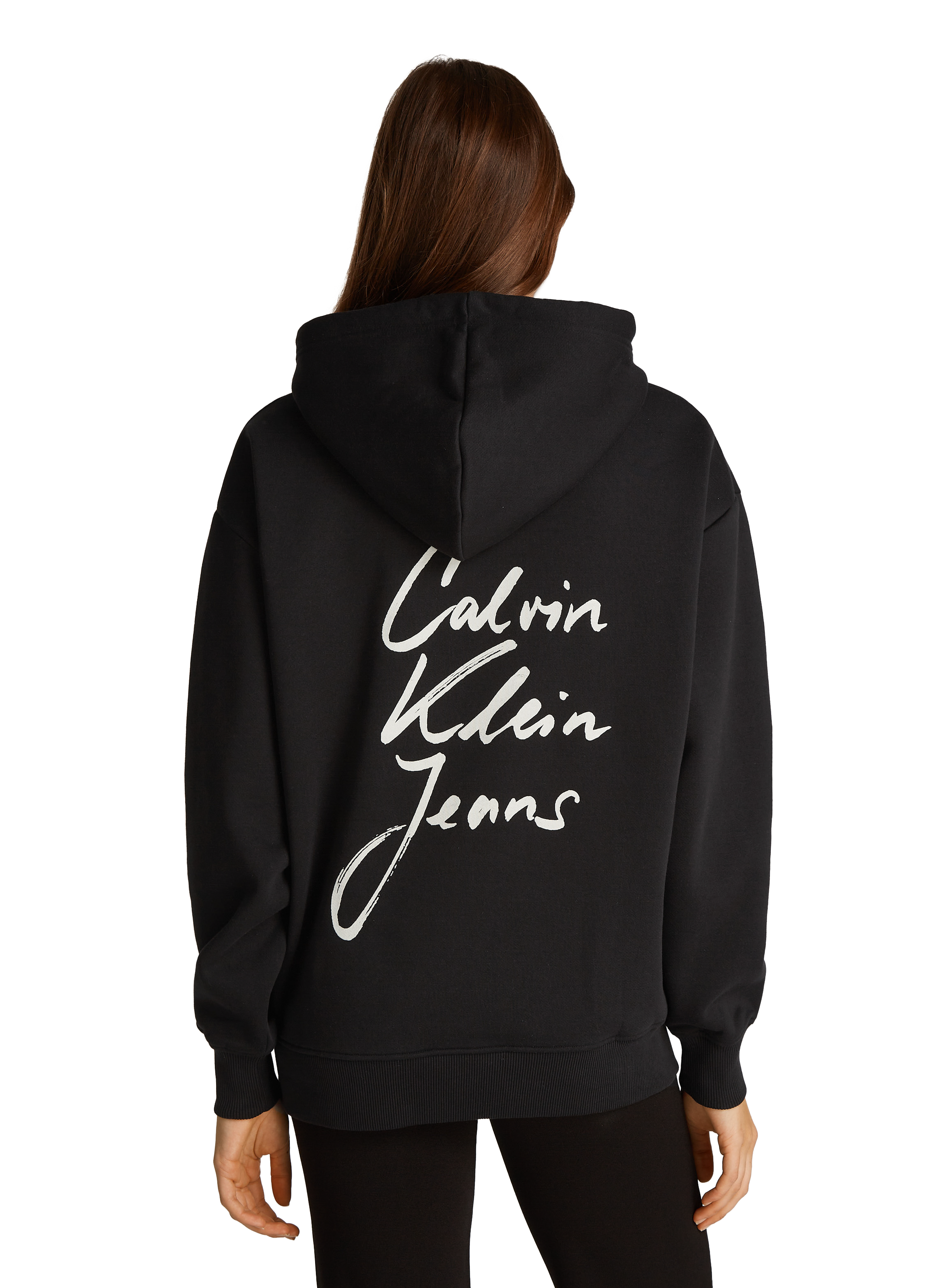 Hoodie imprimé logo  CALVIN KLEIN Noir