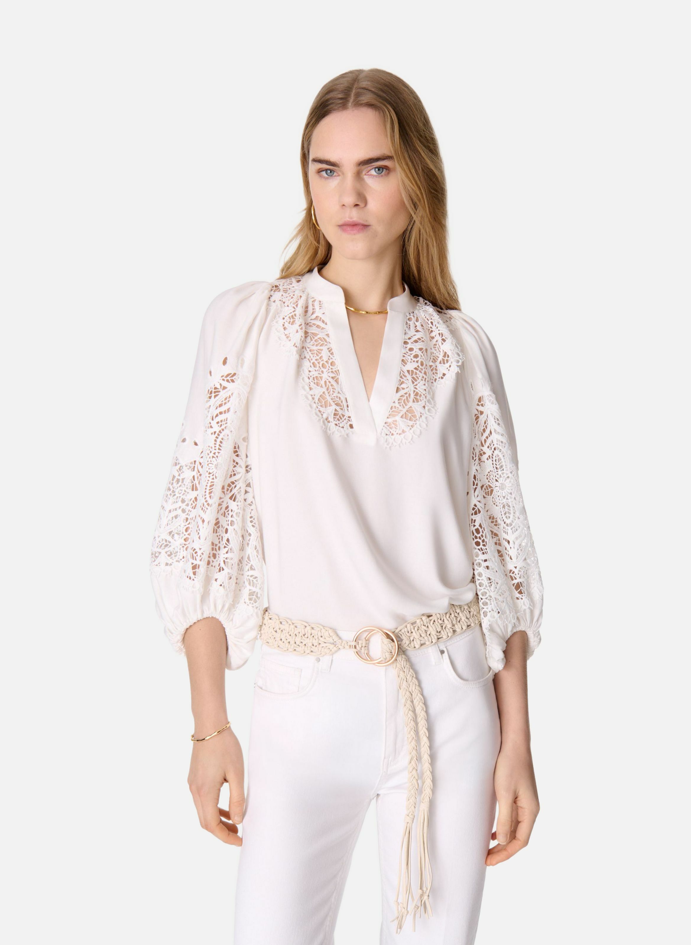 Blouse bell VANESSA BRUNO Blanc