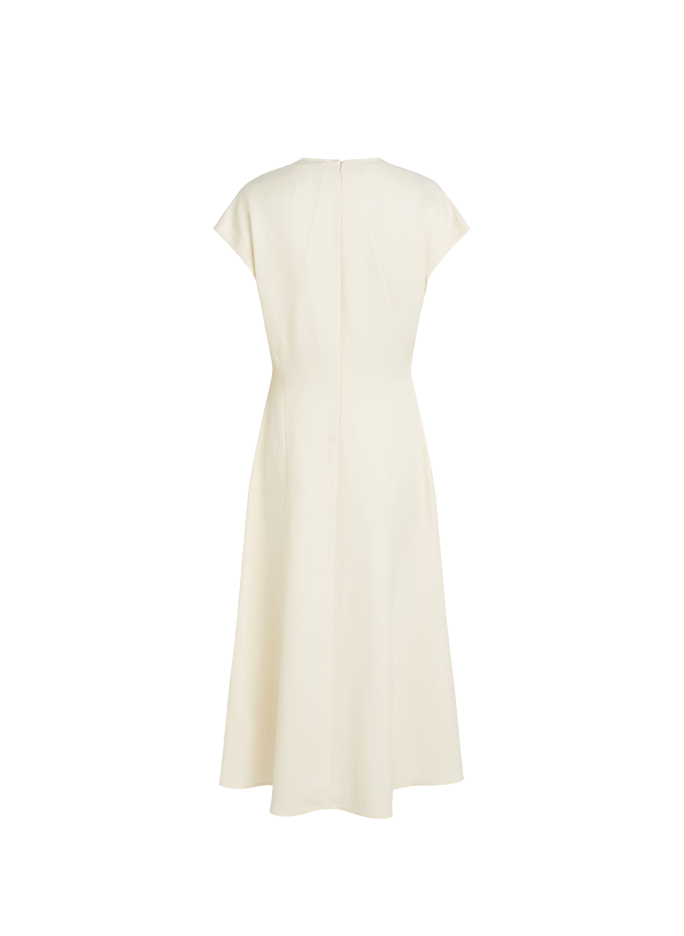 Robe midi évasée TOMMY HILFIGER Beige