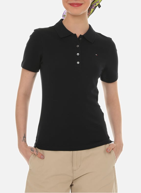 Cotton polo shirt Blue by TOMMY HILFIGER TOMMY HILFIGER Cotton polo shirt Blue