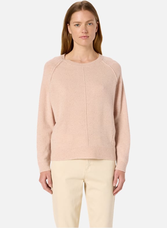 Pull droit en laine chinée - elisa Beige by GERARD DAREL GERARD DAREL Pull droit en laine chinée - elisa Beige