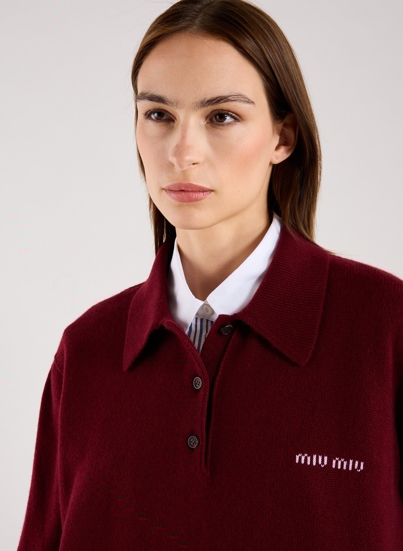 Pull Maglieria en cachemire MIU MIU Rouge