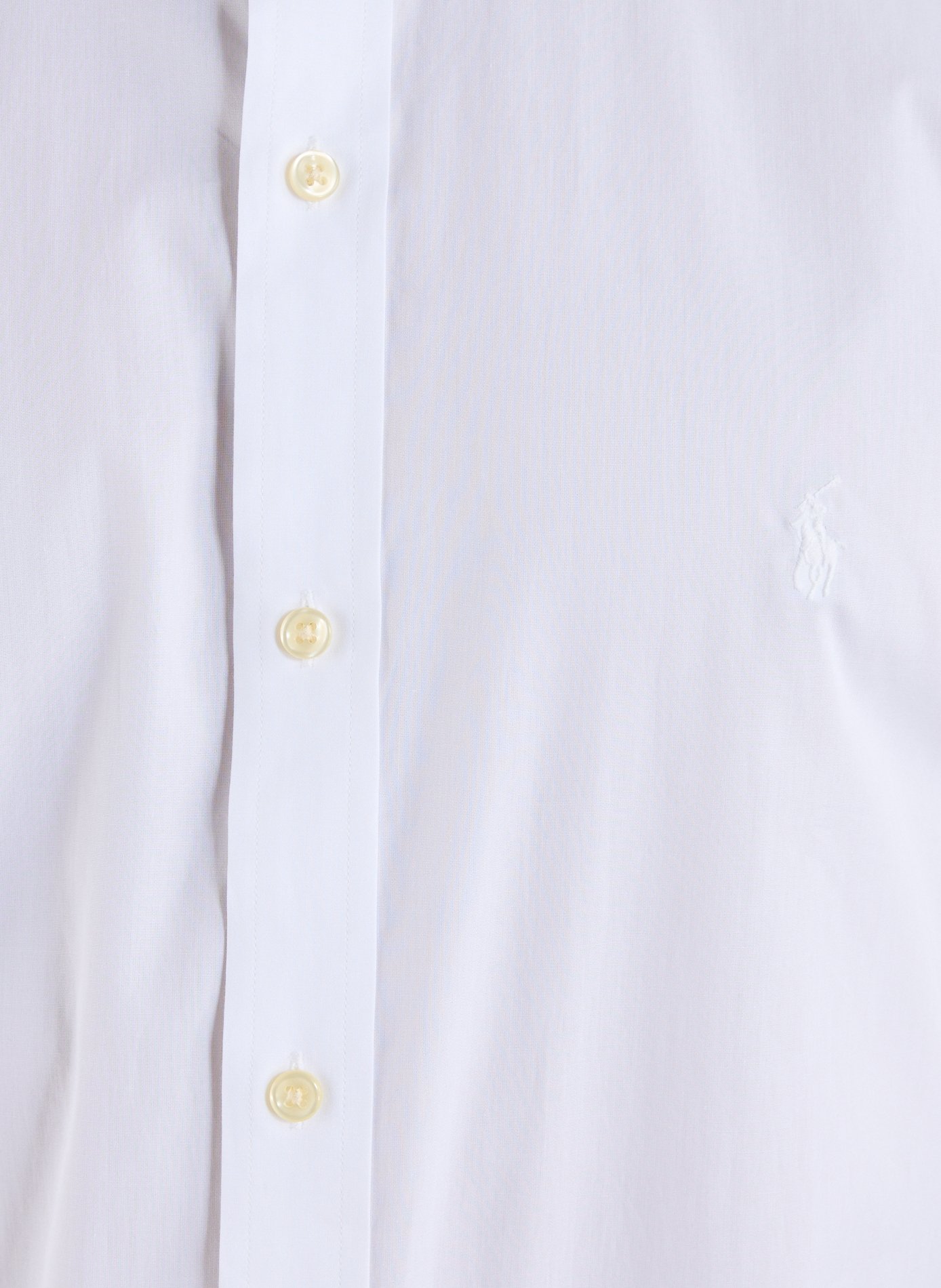 Slim Fit Baumwollhemd POLO RALPH LAUREN Weiss
