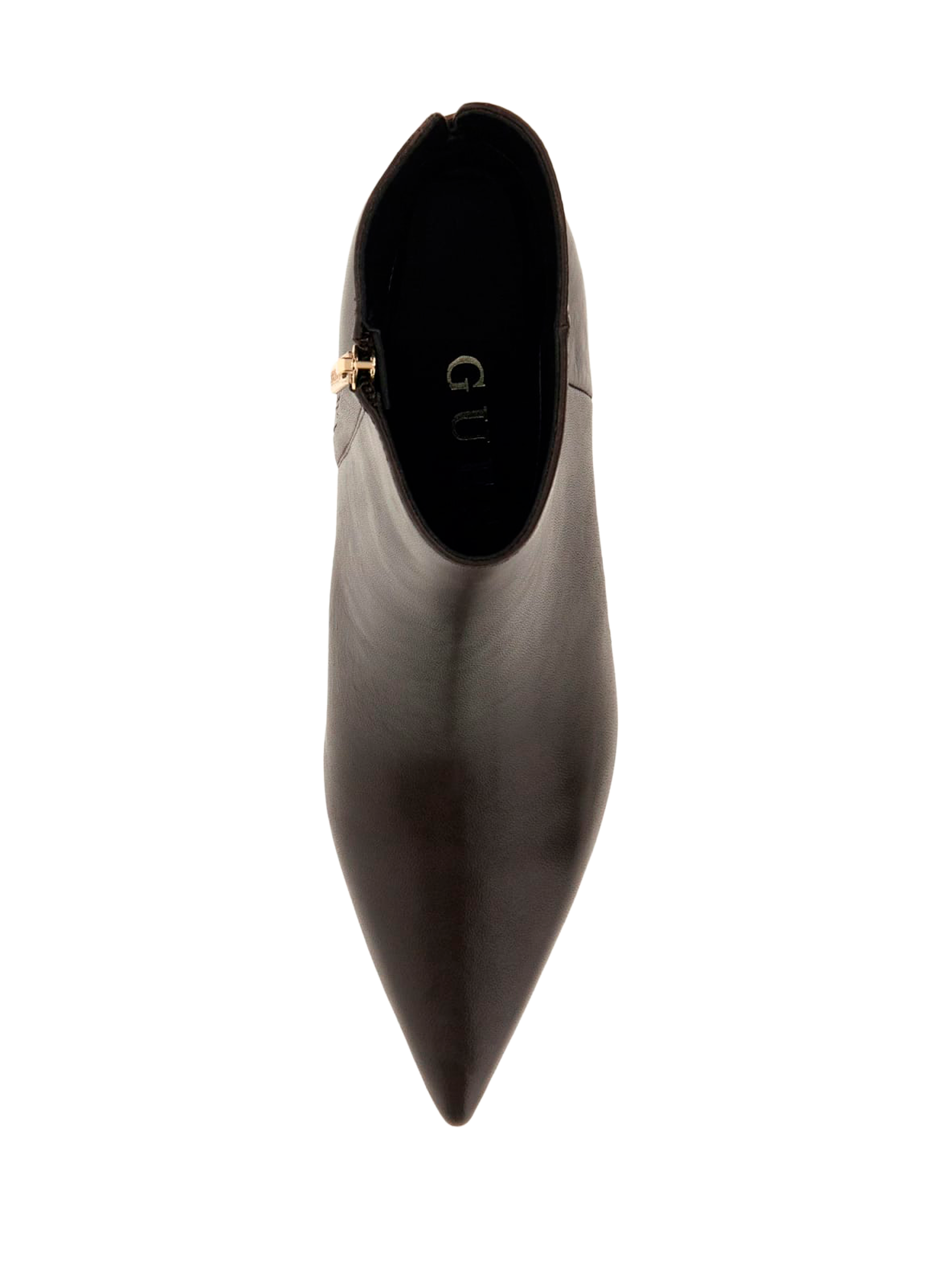 Cowhide leather ankle boots GUESS Brown