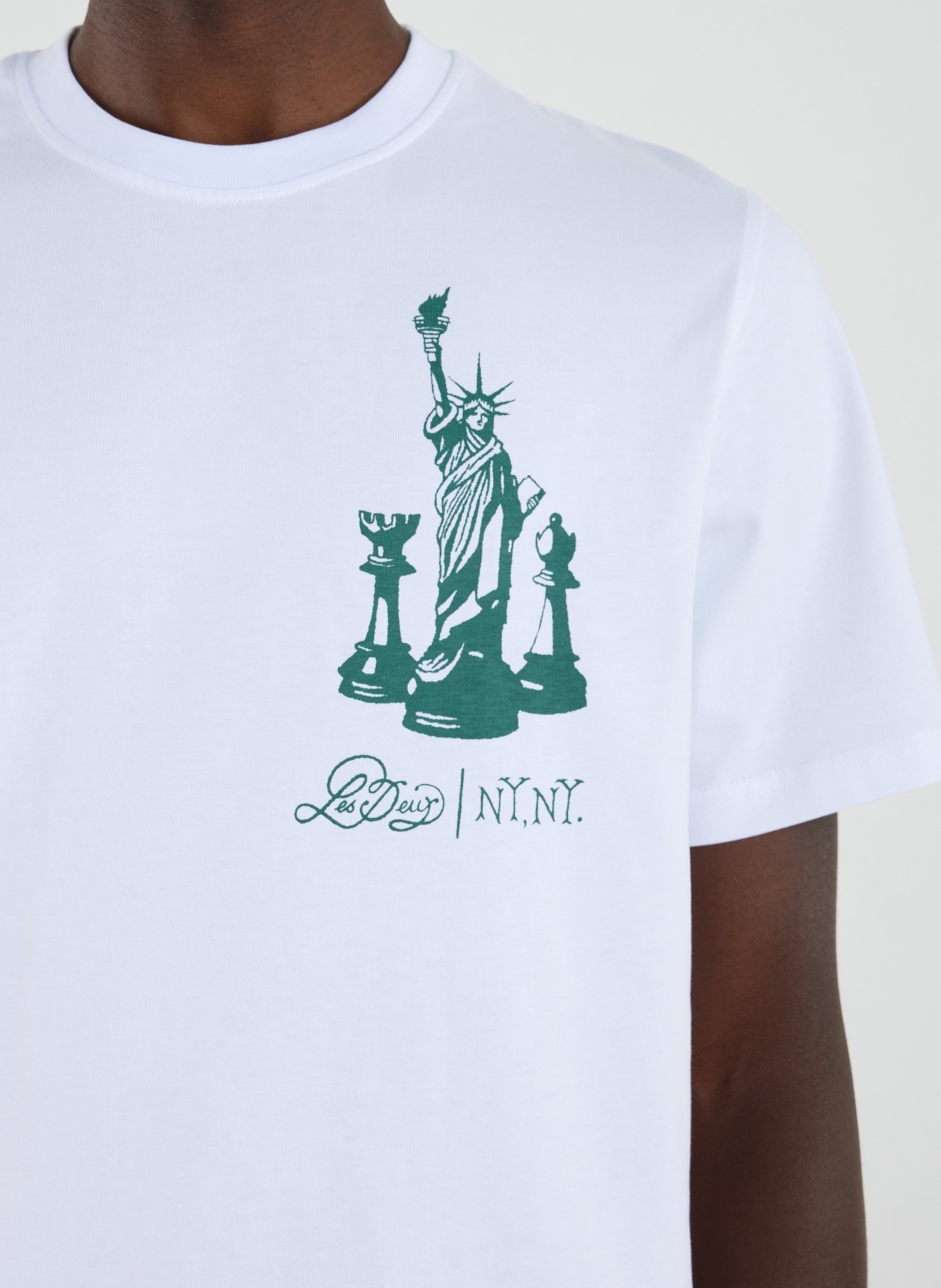 T-shirt en coton LES DEUX Blanc