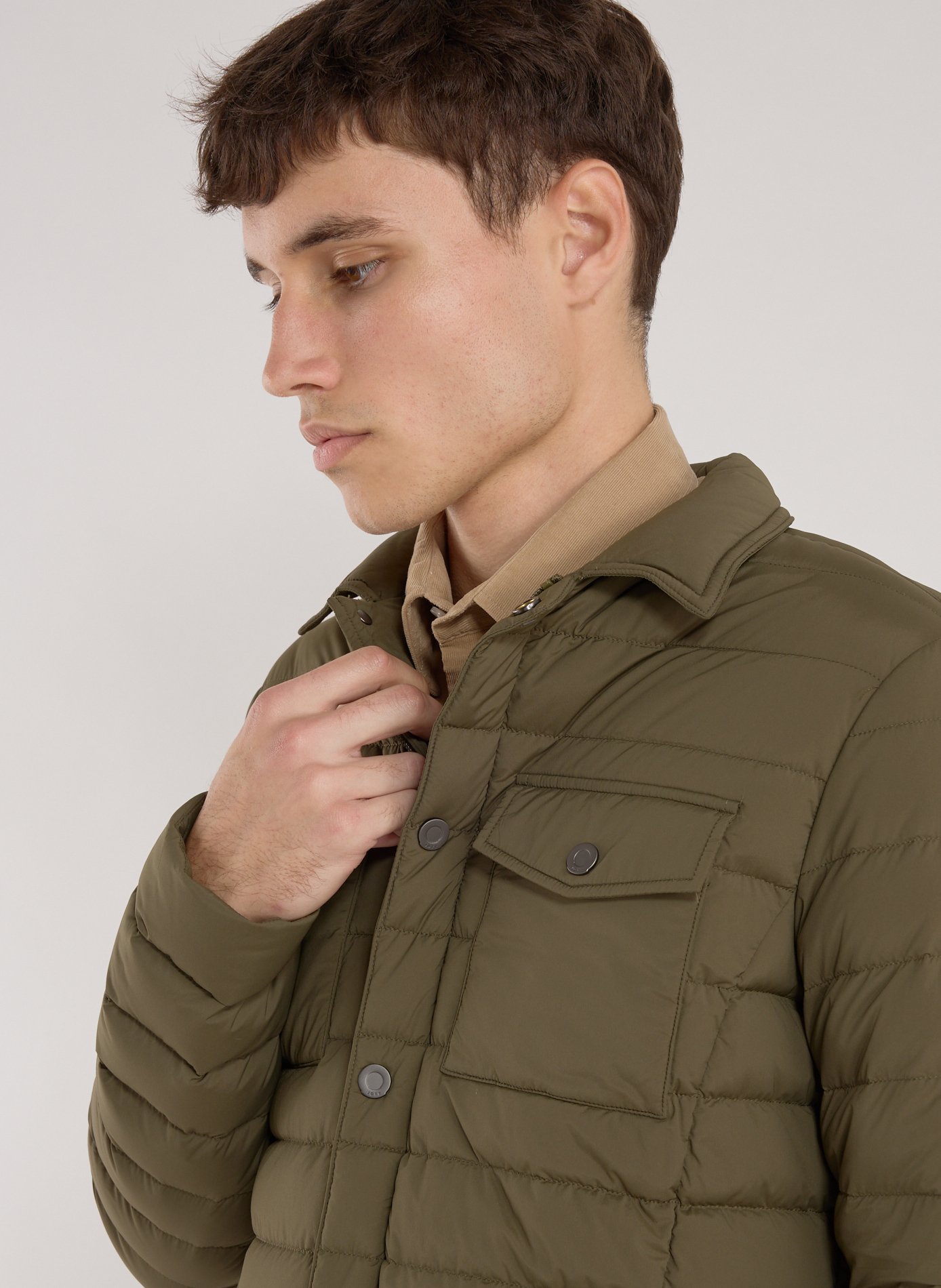 Veste droite col classique JOTT Kaki