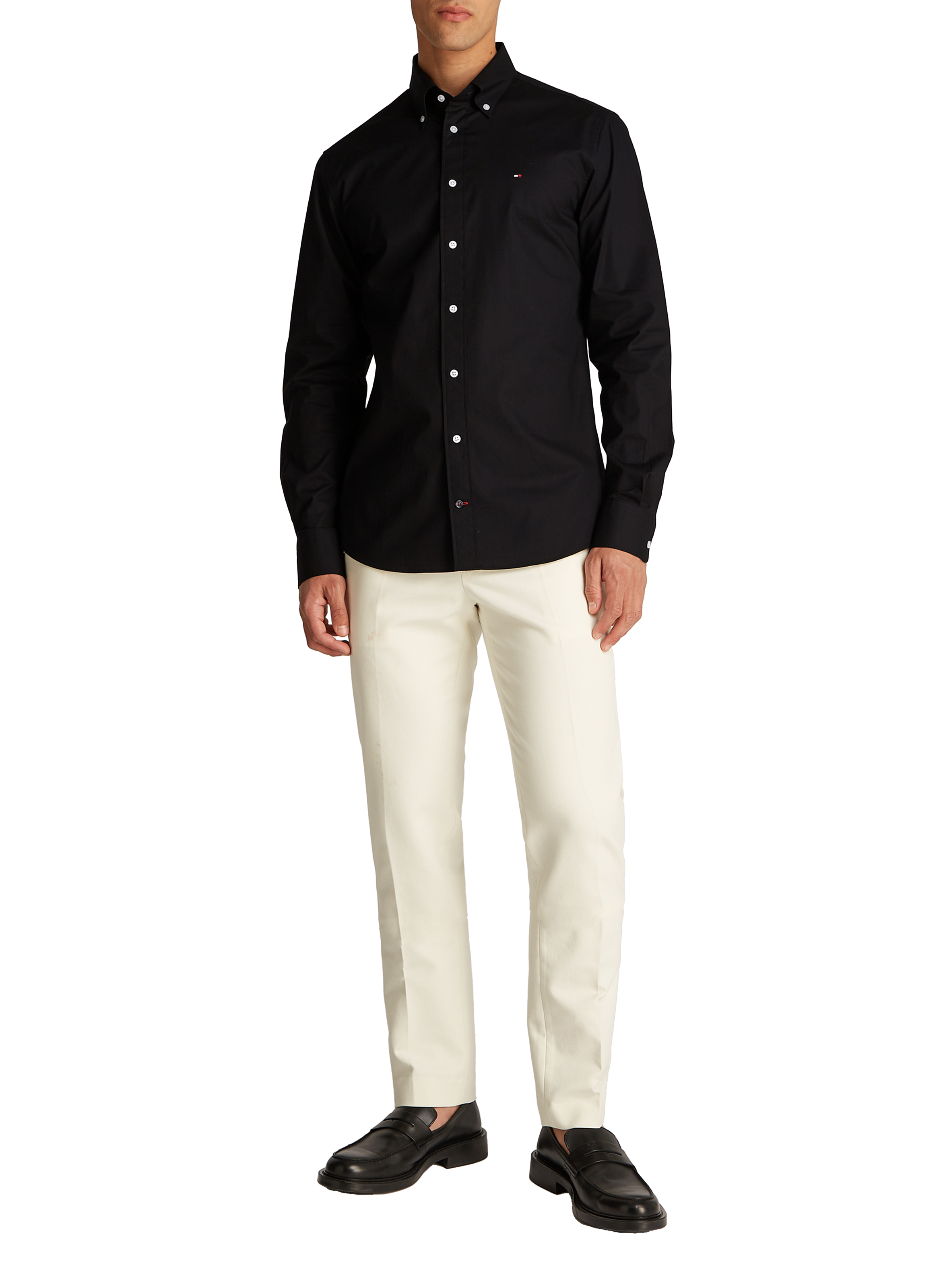 TOMMY HILFIGER Bleached denim Shirt Blue