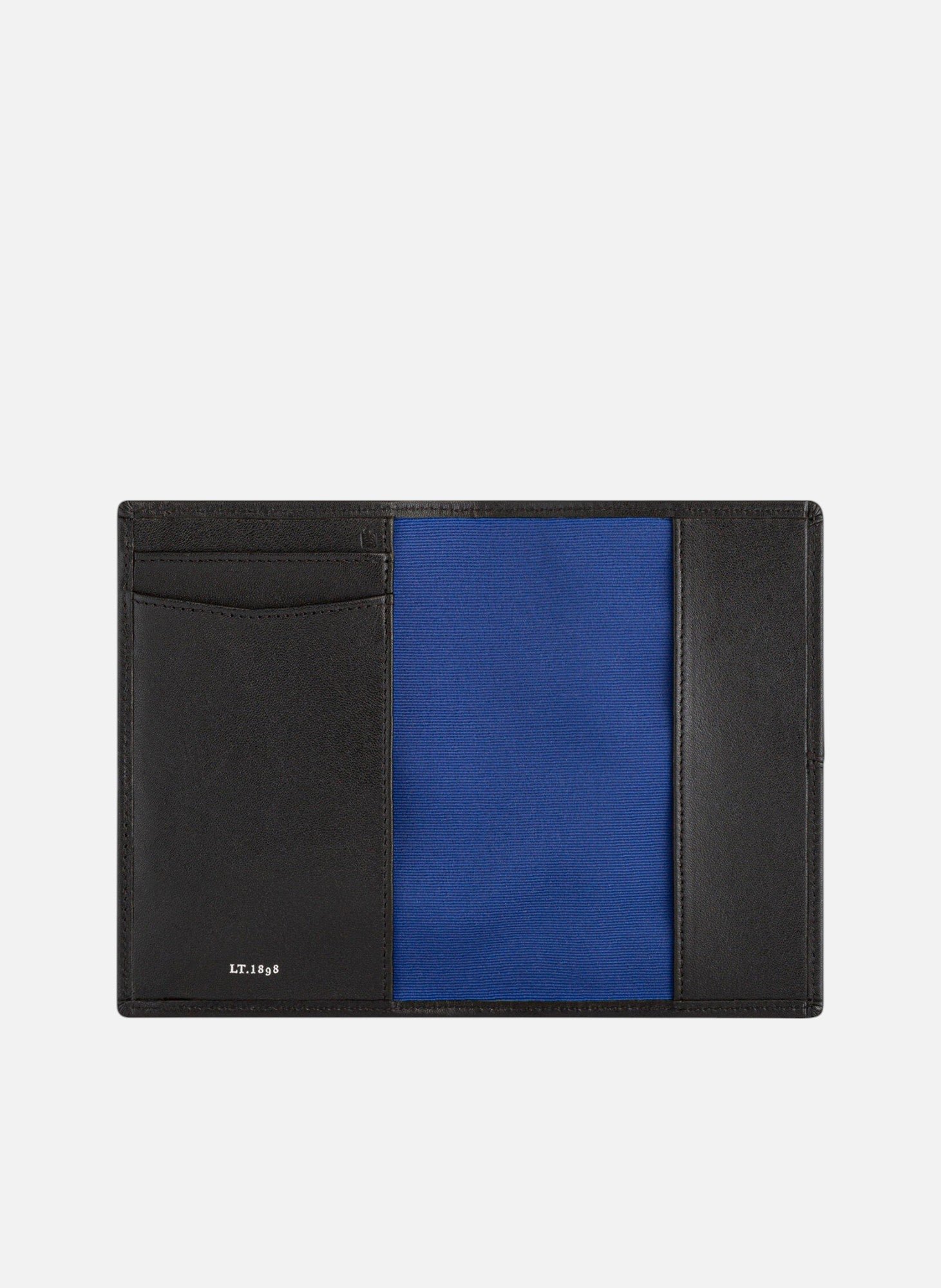 Porte passeport charlotte en cuir lisse LE TANNEUR Noir