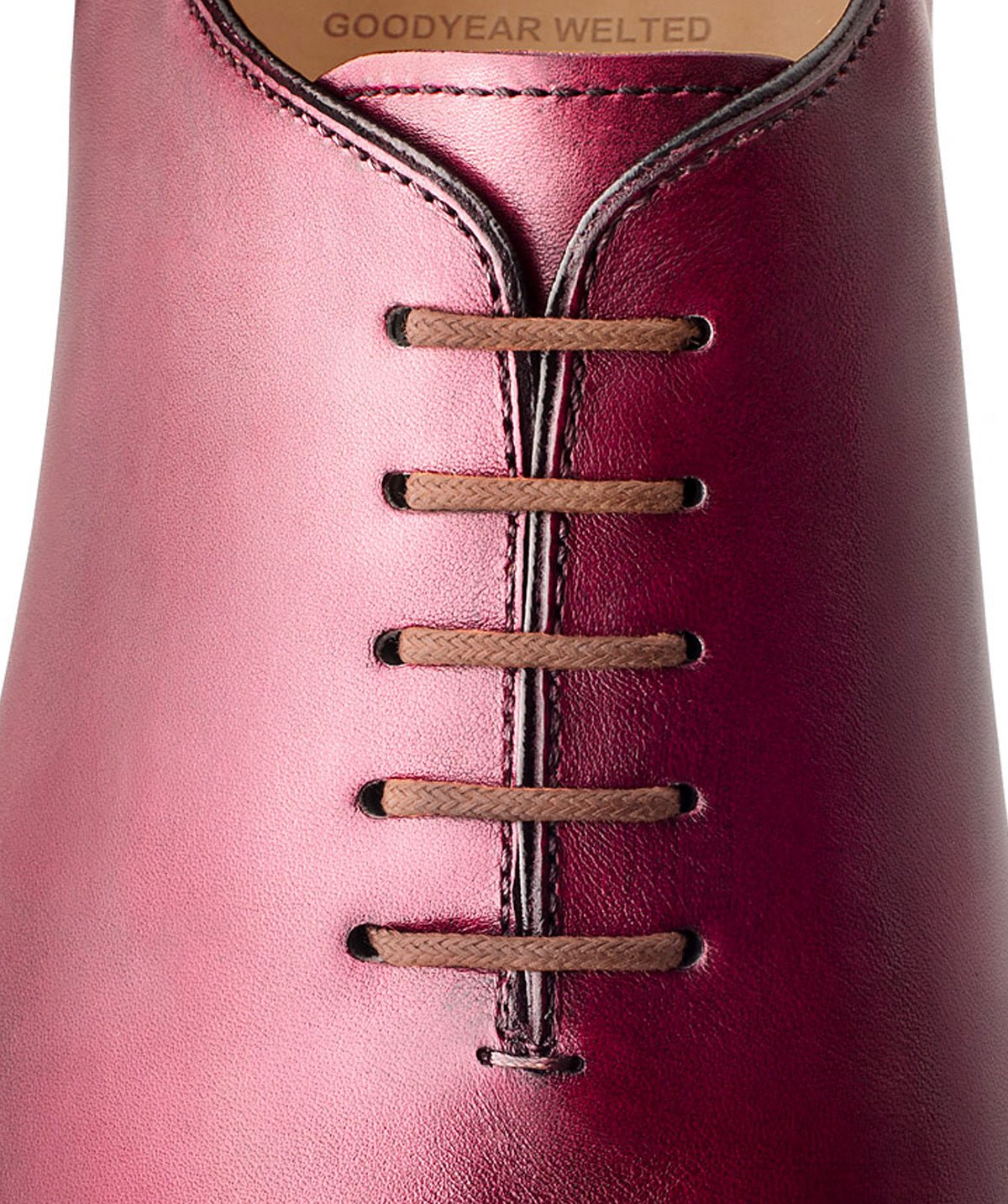 Richelieu cuir giulia FINSBURY Rouge