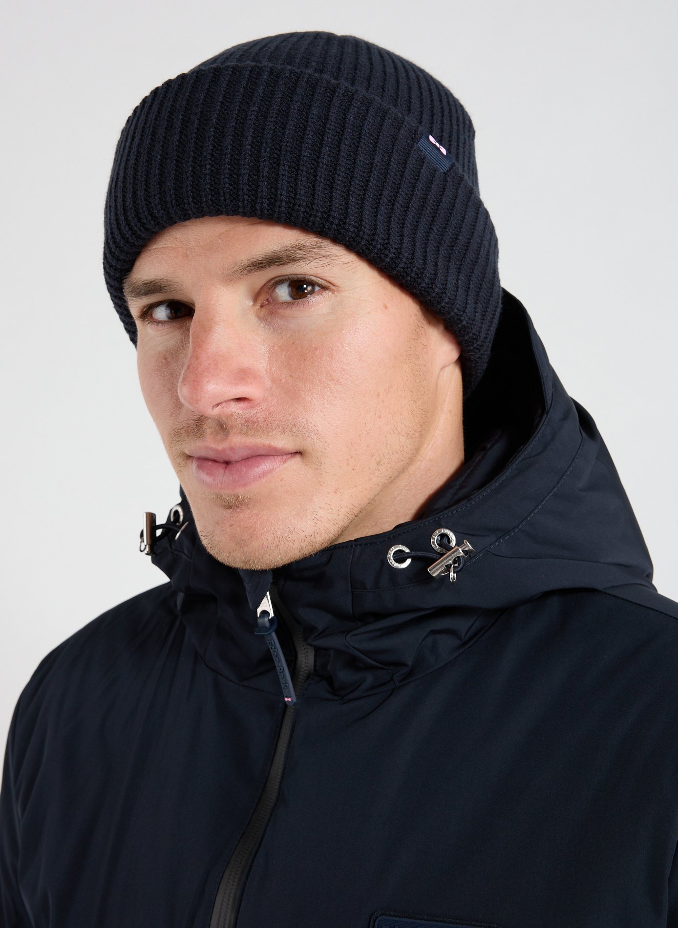 Bonnet en coton mélangé EDEN PARK Bleu