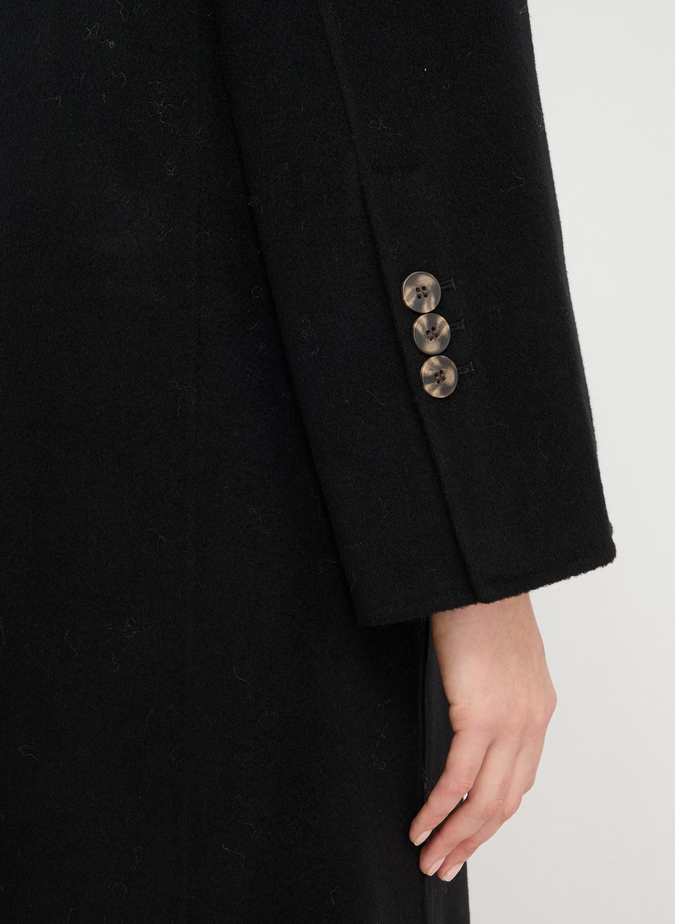Oversized wool coat BY MALENE BIRGER Black