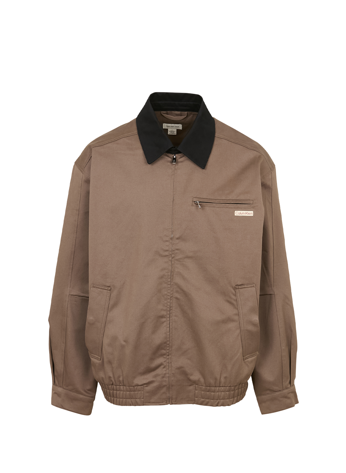 Blouson en coton CALVIN KLEIN Gris