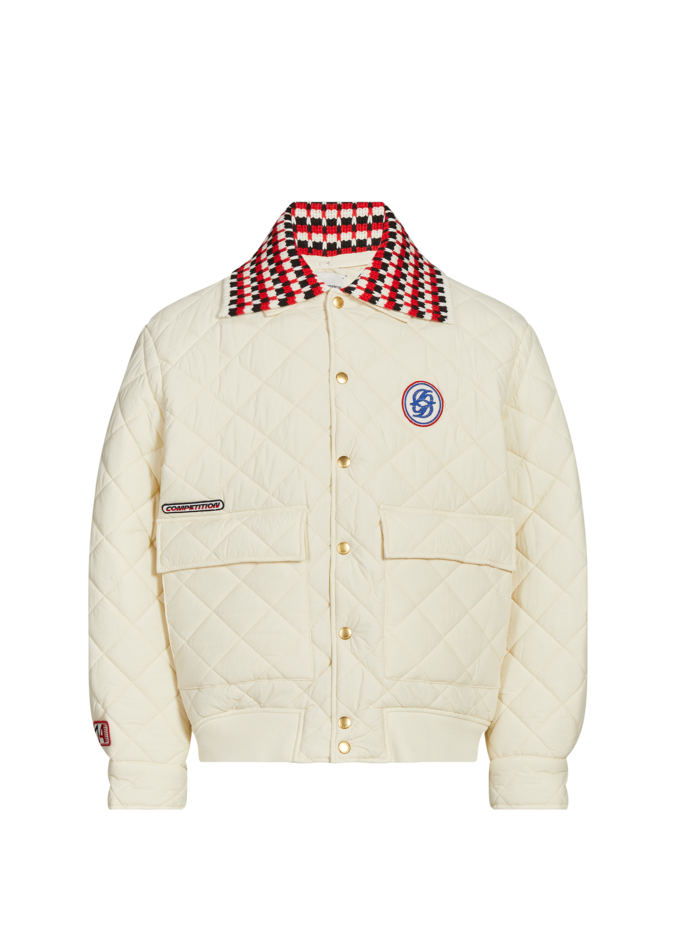 DROLE DE MONSIEUR Veste matelassée à col classique Beige