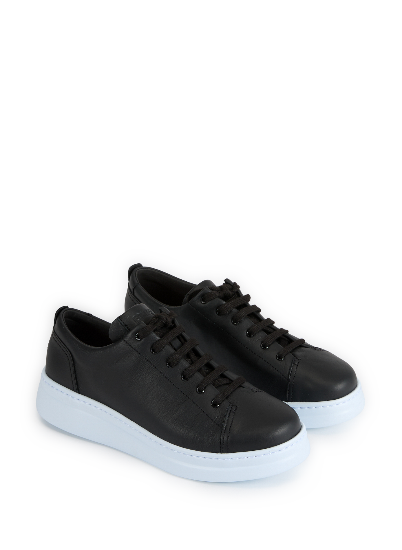 Solid leather sneakers CAMPER Black