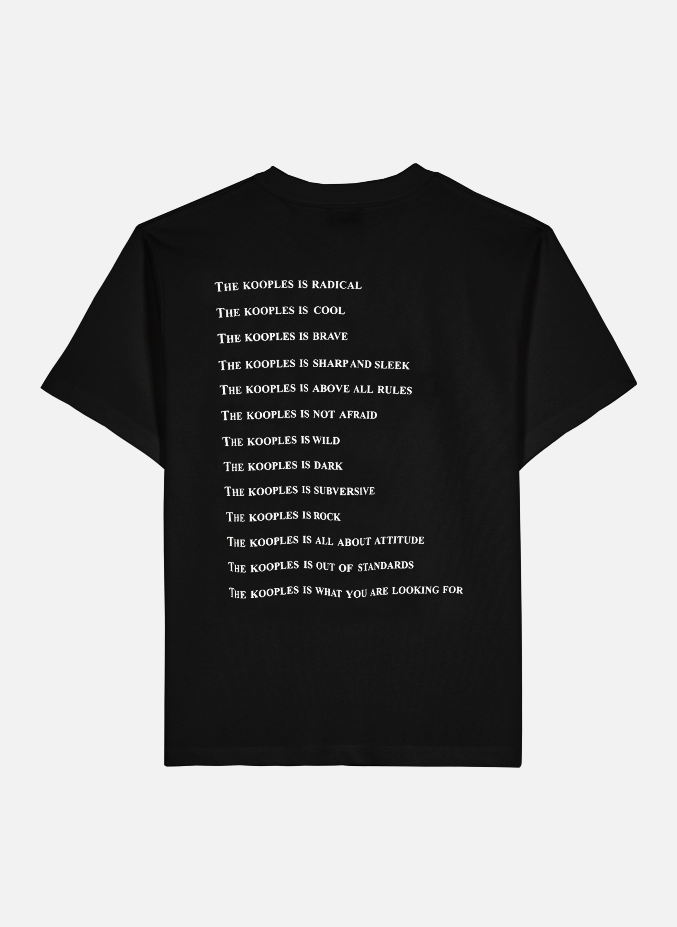 T-shirt what is avec perles THE KOOPLES Noir