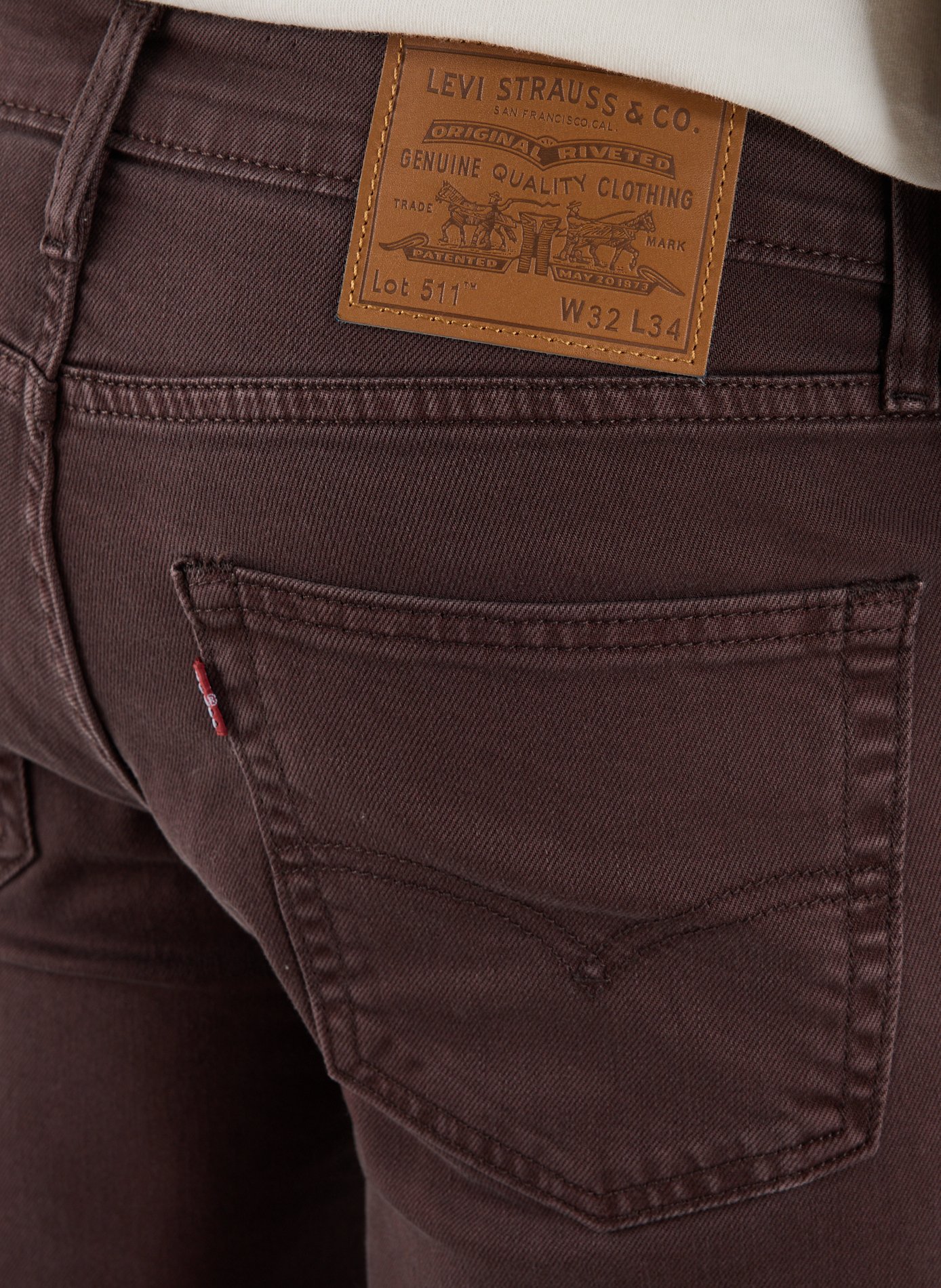 511 slim-fit jeans LEVI'S Brown
