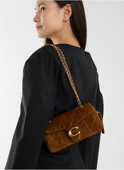 Sac épaule Tabby 20 en cuir suédé
