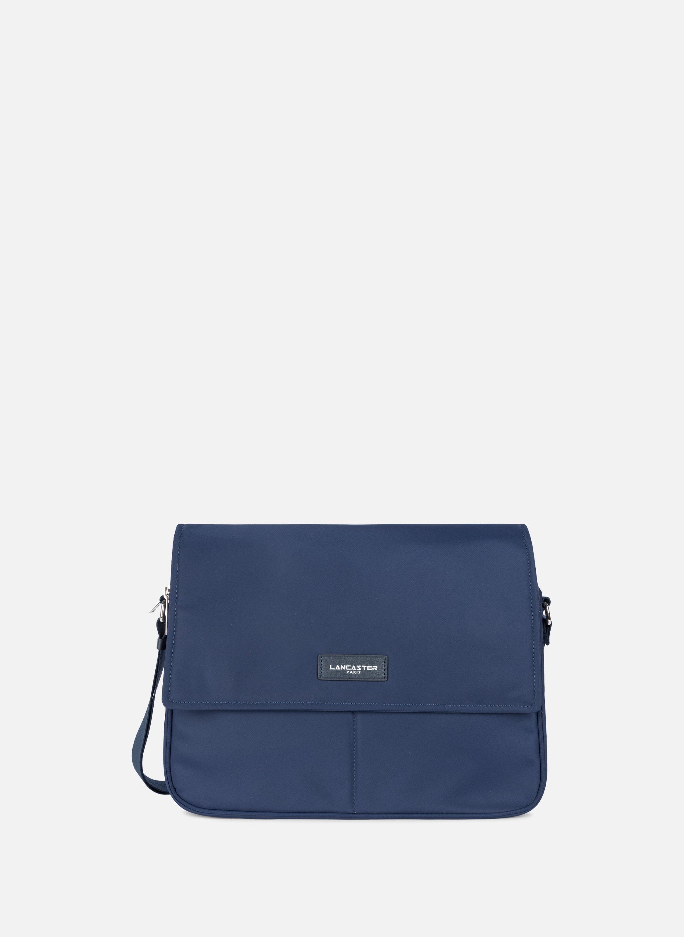 LANCASTER Large messenger bag - Basic Vita Blue