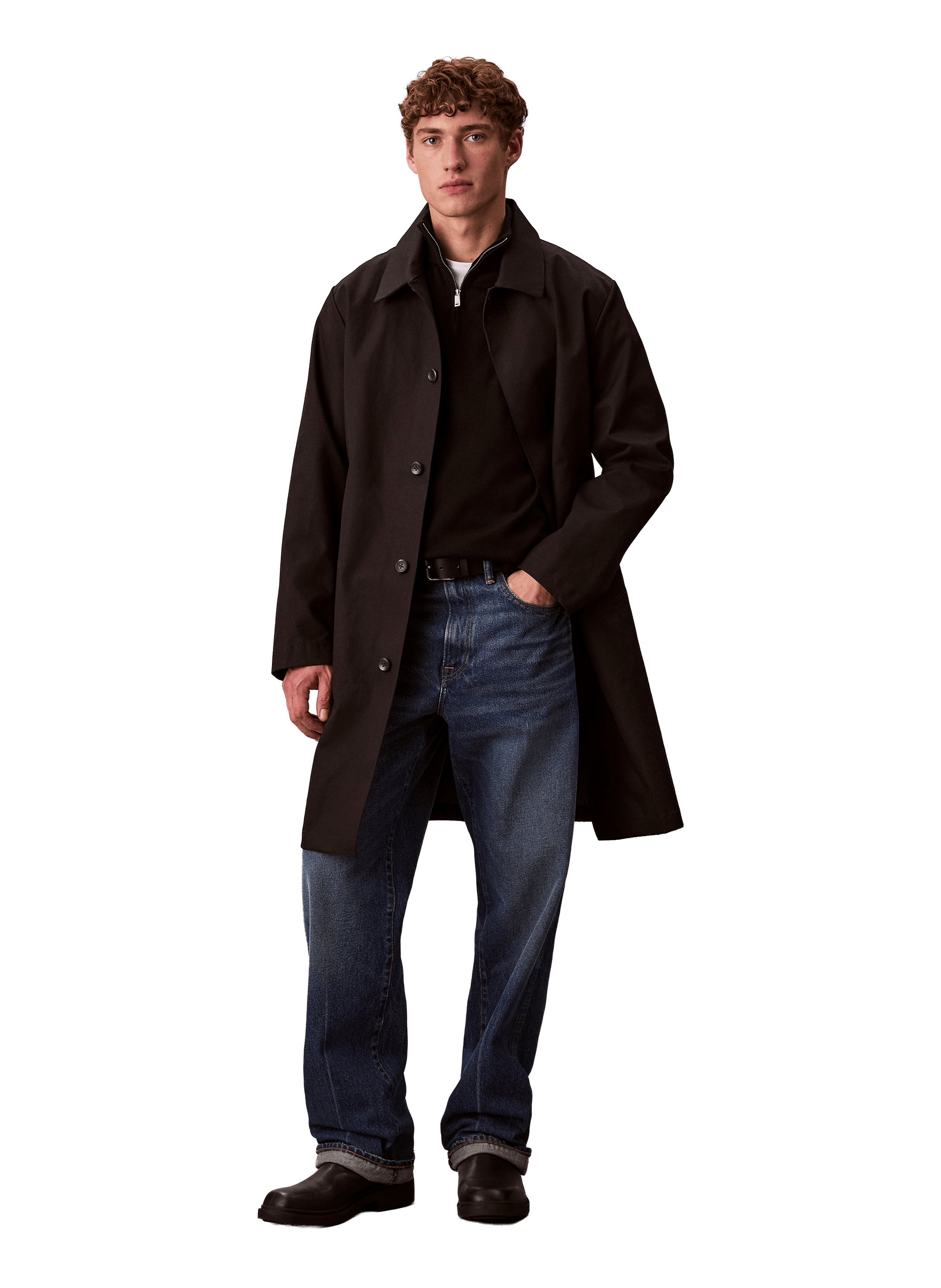 Roll-neck wool Jumper  CALVIN KLEIN Black