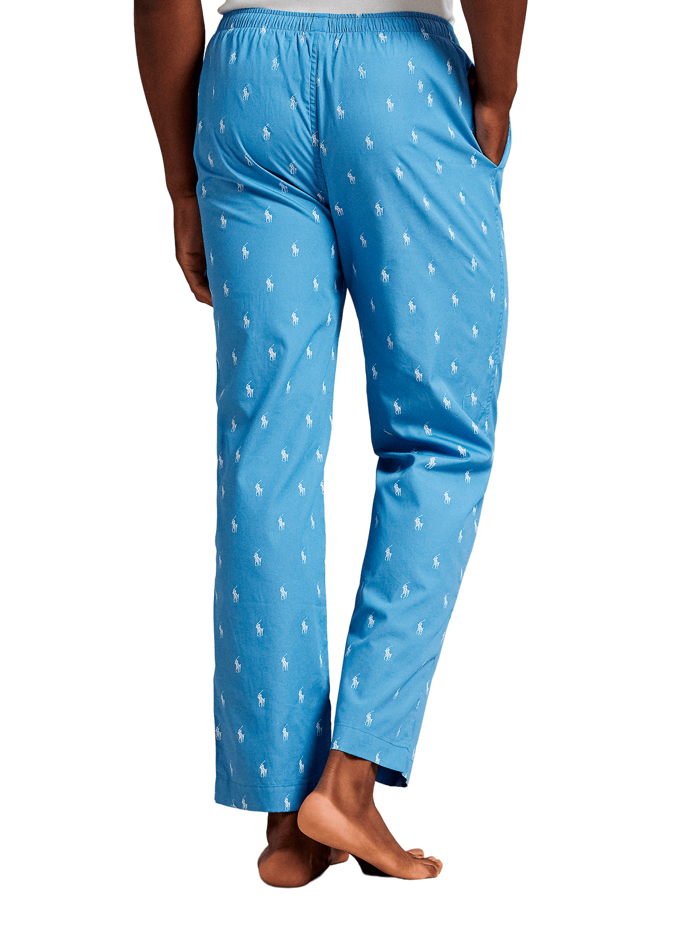 Cotton logo pyjama bottoms POLO RALPH LAUREN Blue