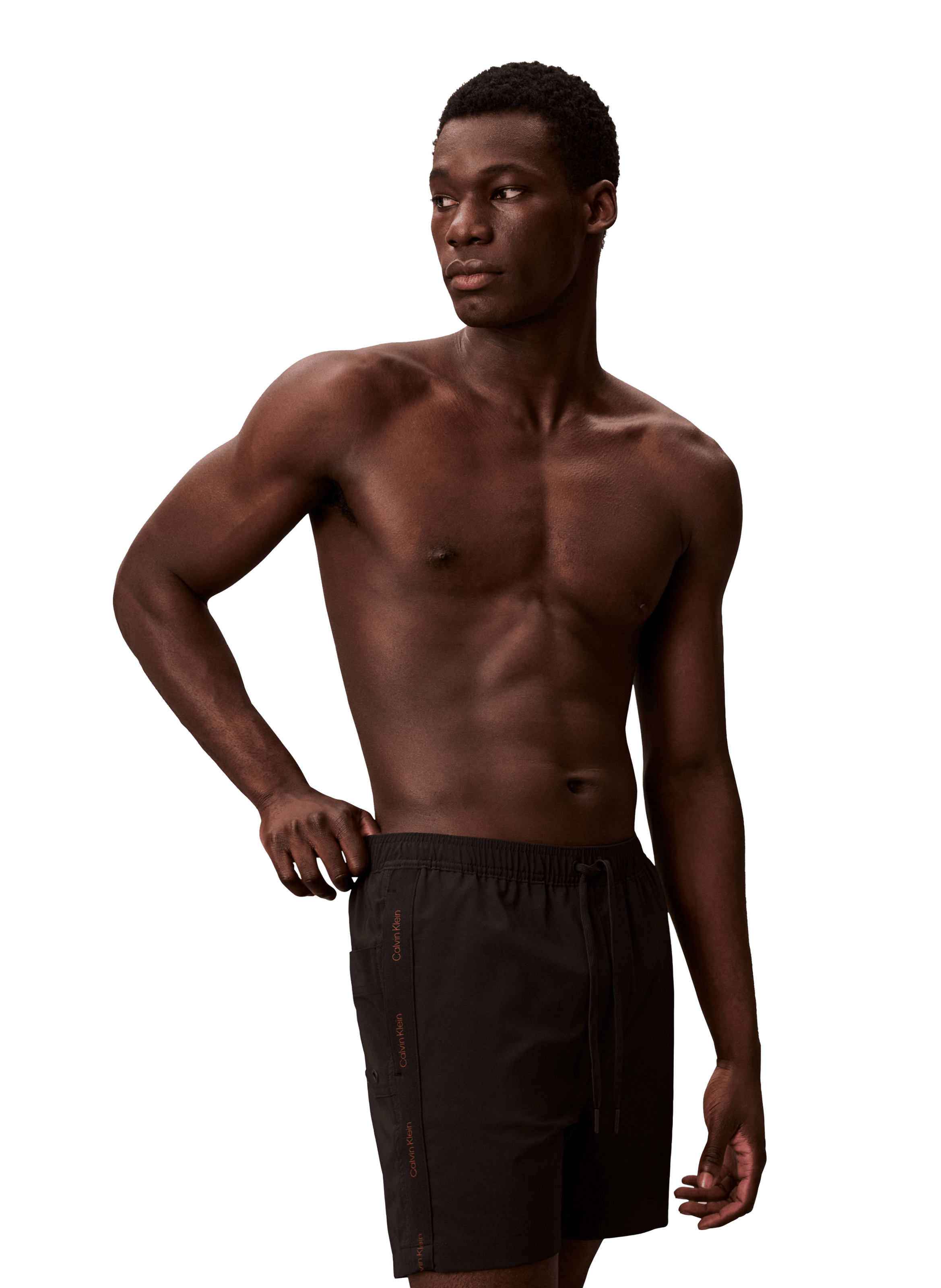 Logo swim shorts CALVIN KLEIN Black