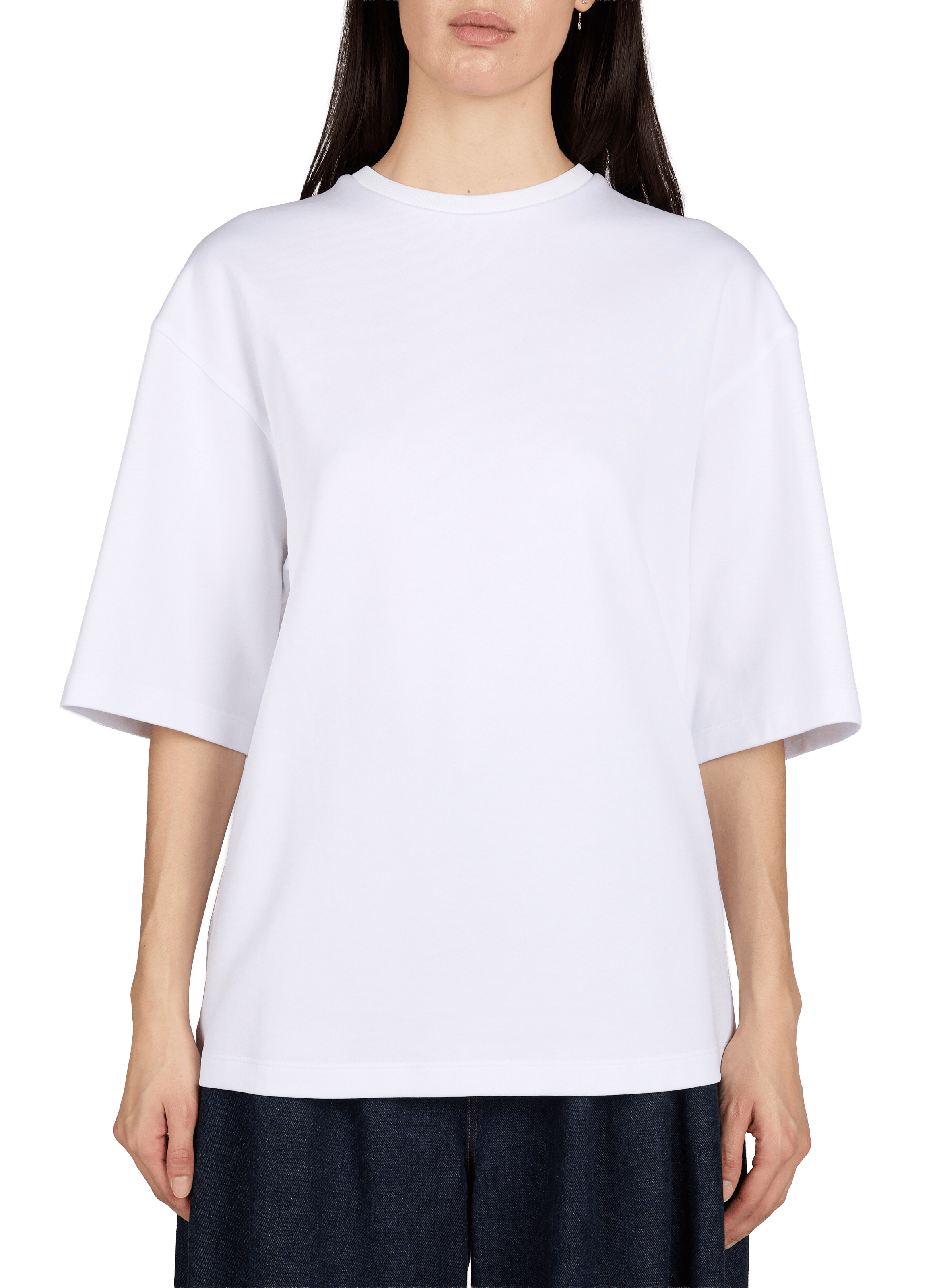 Plain T-shirt TIBI White