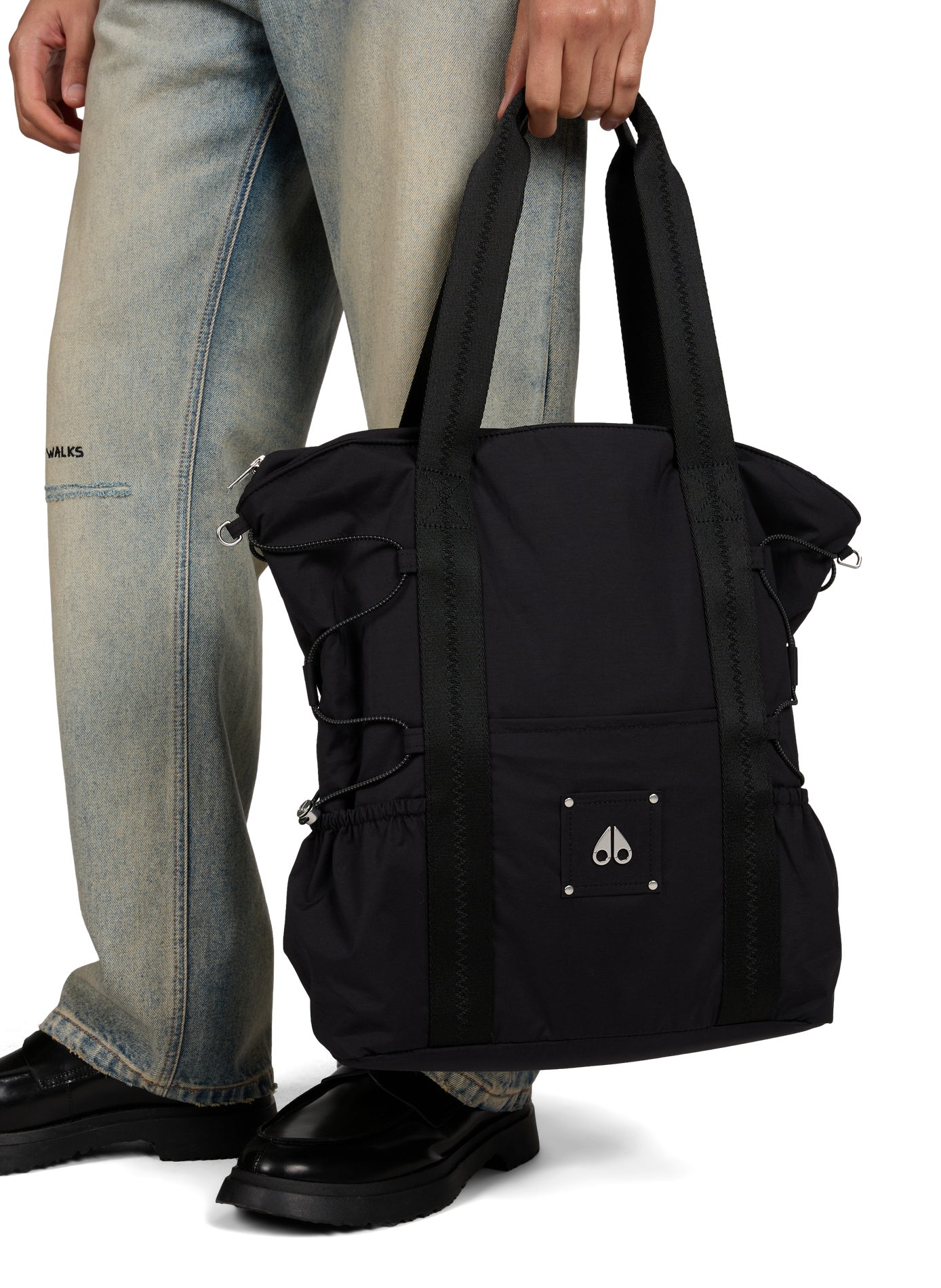 Sac à bandoulière amovible MOOSE KNUCKLES Noir