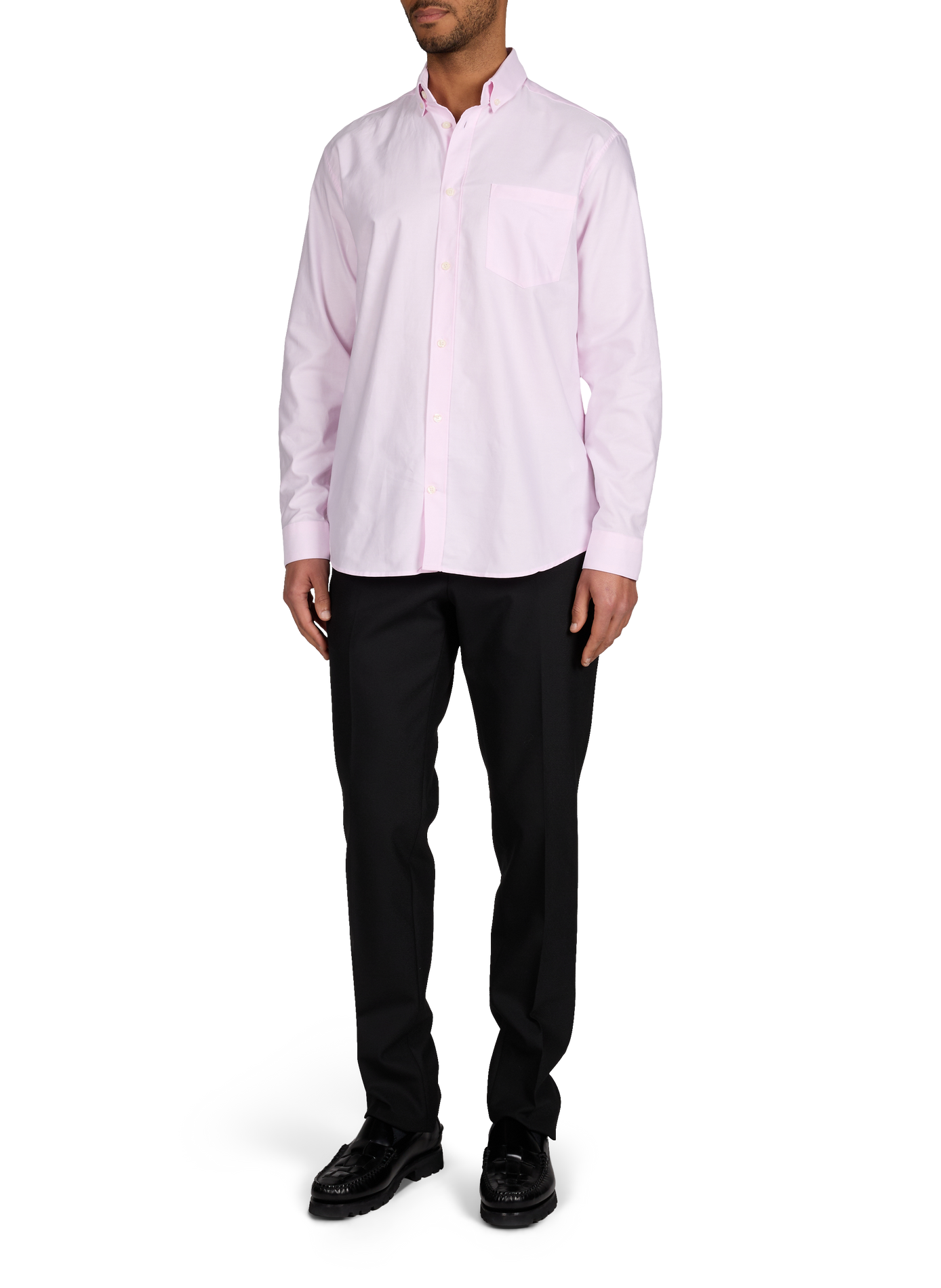 Straight Hox cotton shirt AU PRINTEMPS PARIS Pink