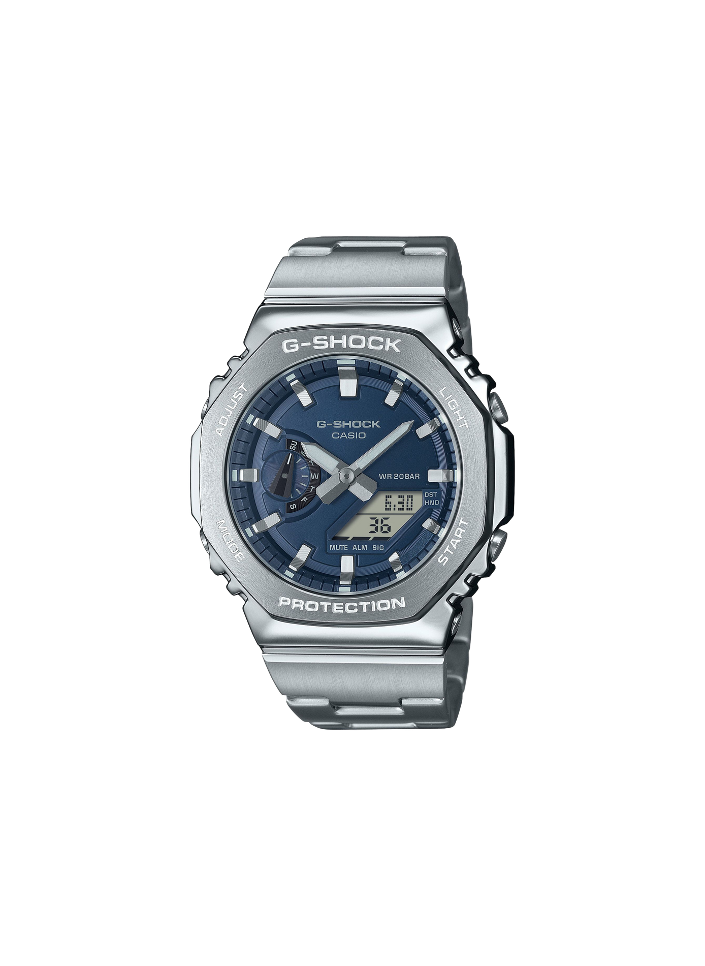 Montre quartz en acier CASIO Argent