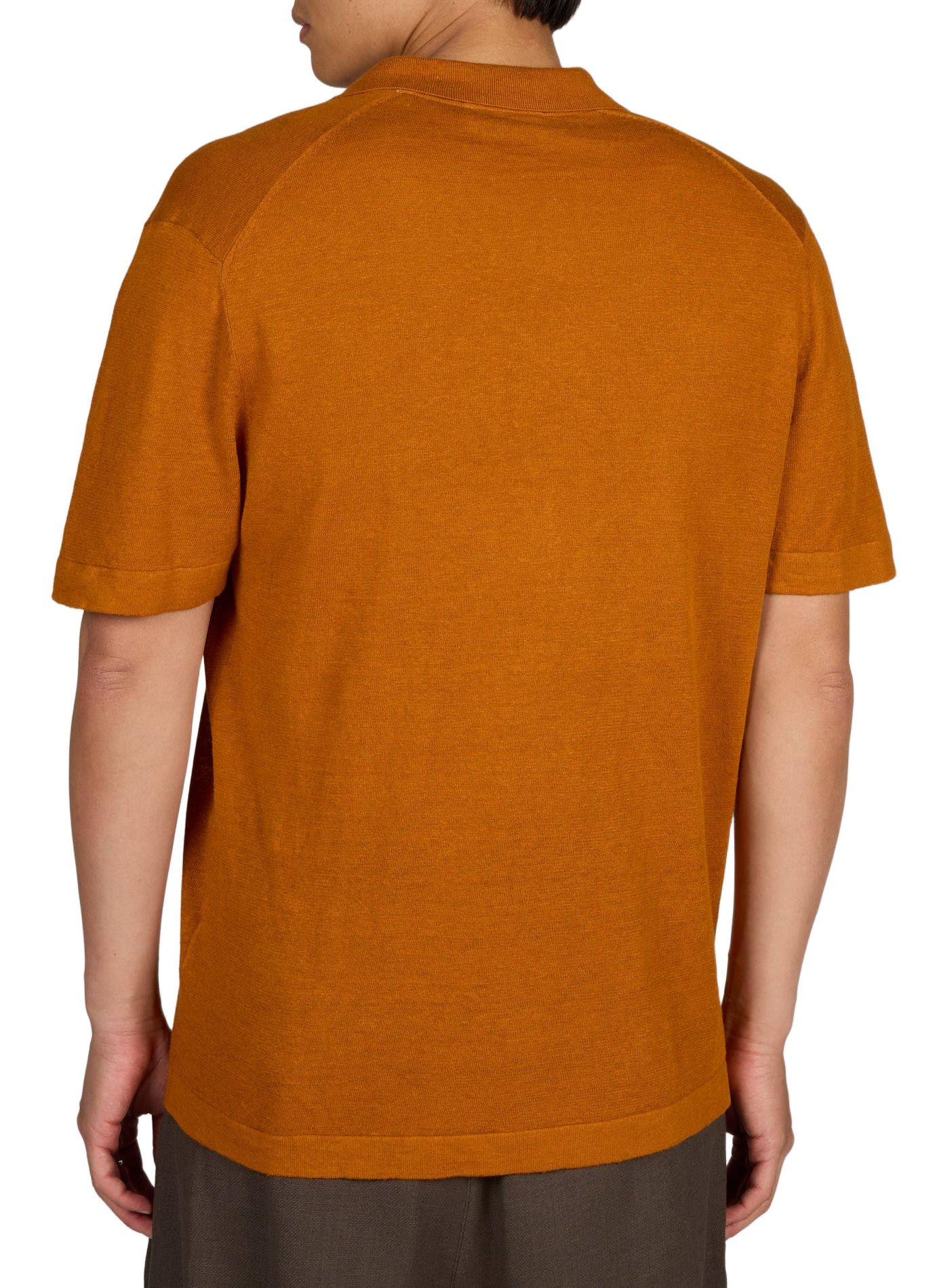 Polo à logo en coton  LES DEUX Orange