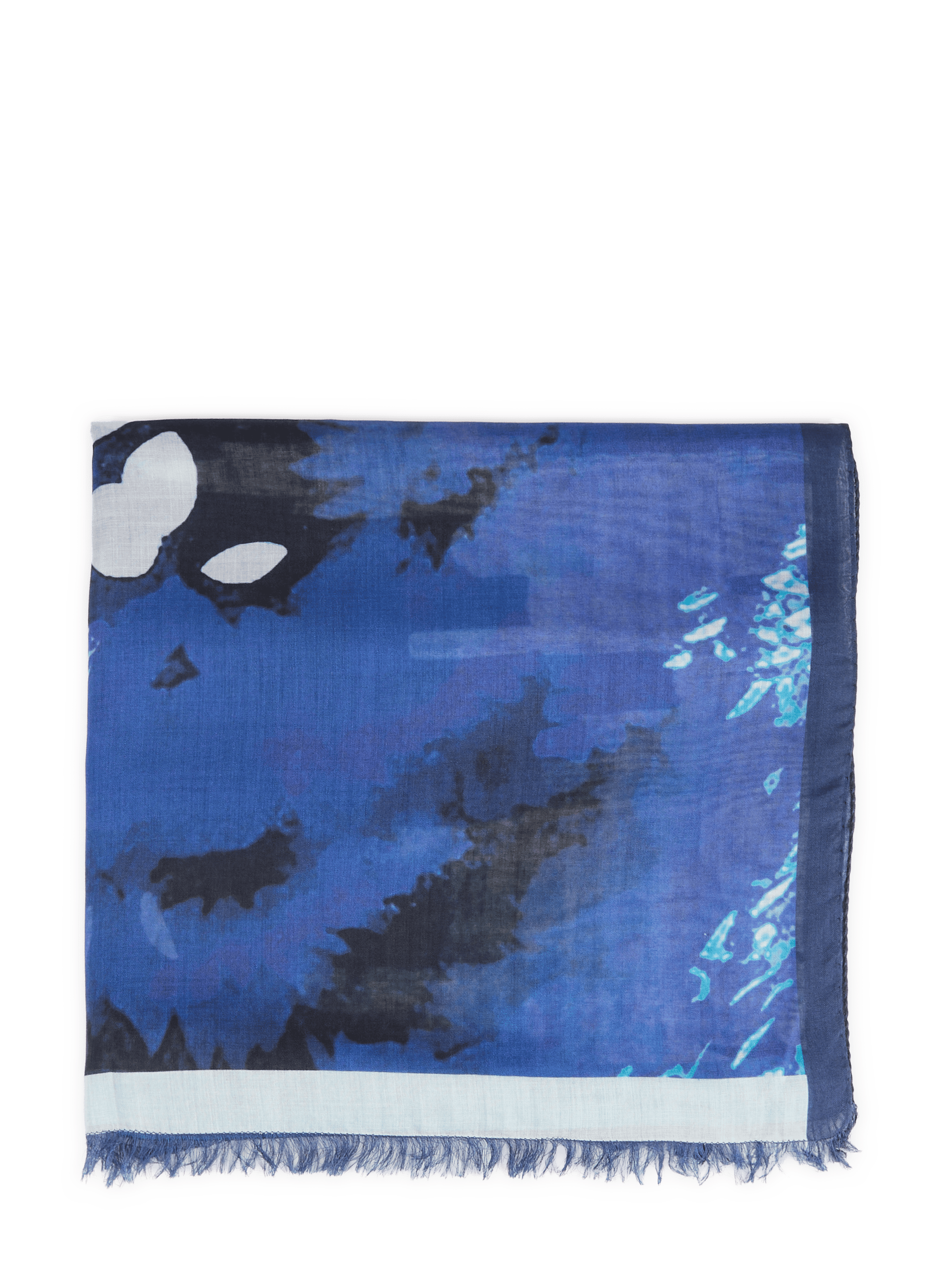 Printed Shawl LUZ PETRUSSE Blue