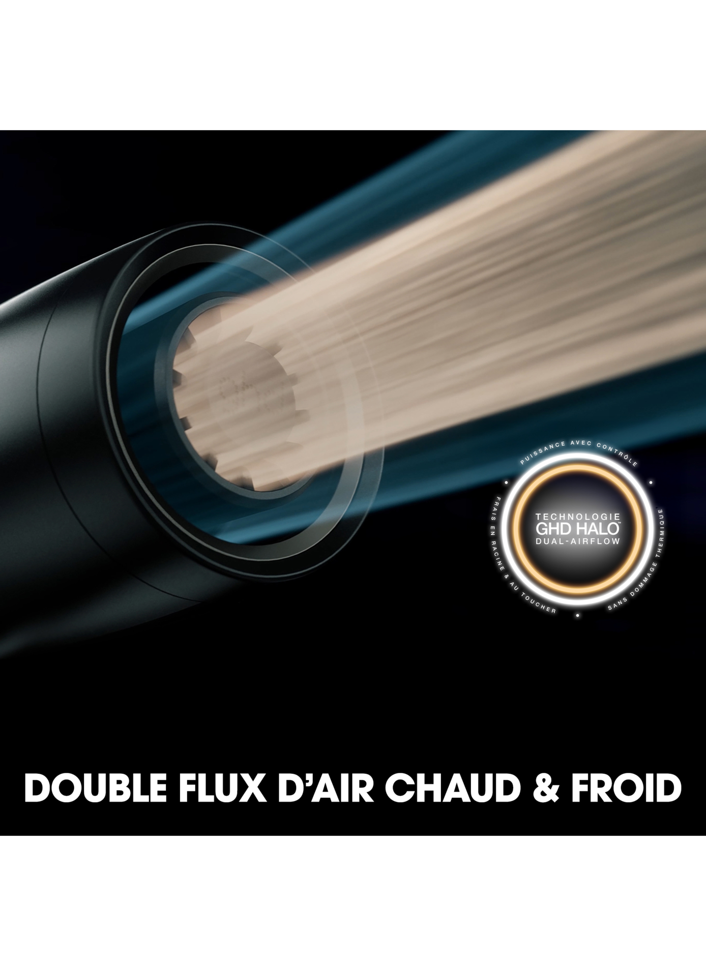 Sèche-cheveux ultra-rapide GHD - Speed noir mat GHD No color