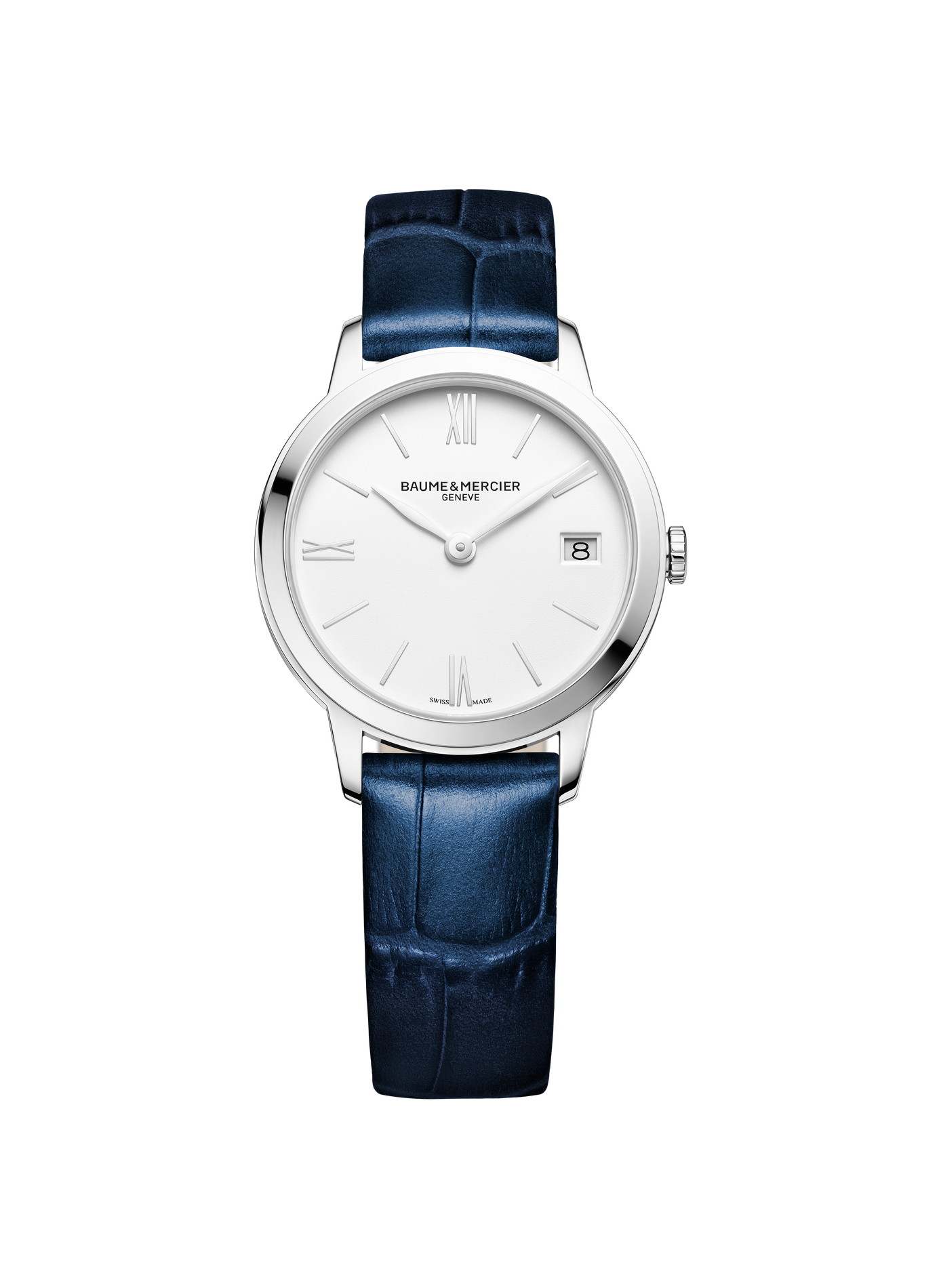 Montre quartz Classima en cuir BAUME & MERCIER Blanc