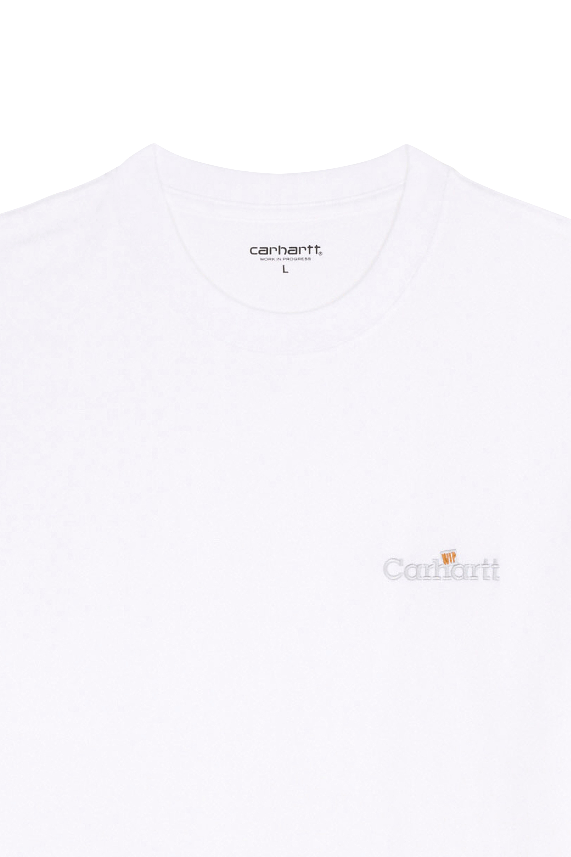 T-shirt s/s wip label t-shirt CARHARTT WIP Blanc