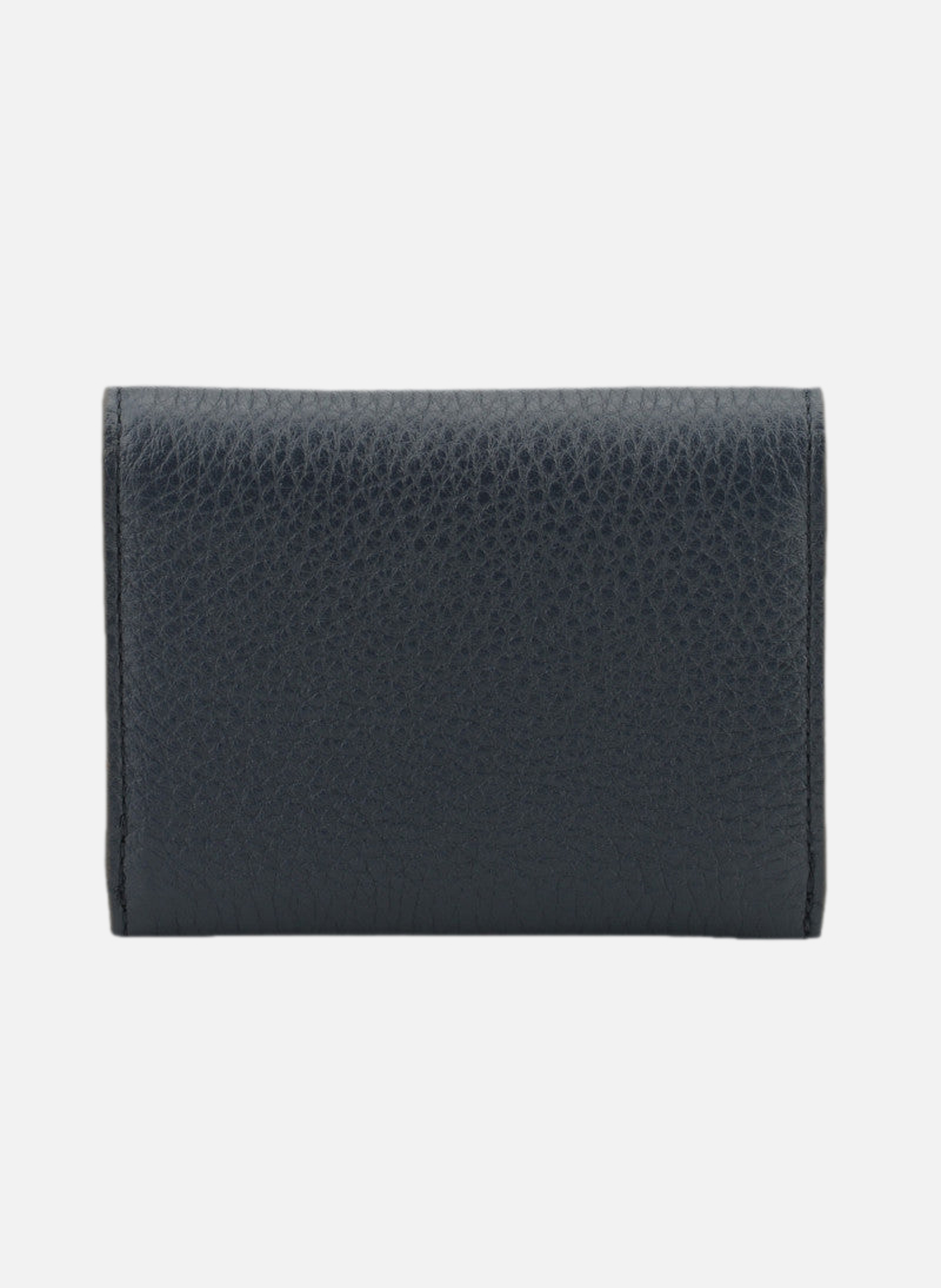 Club | porte-monnaie pm en cuir de veau | Bleu POURCHET Femme