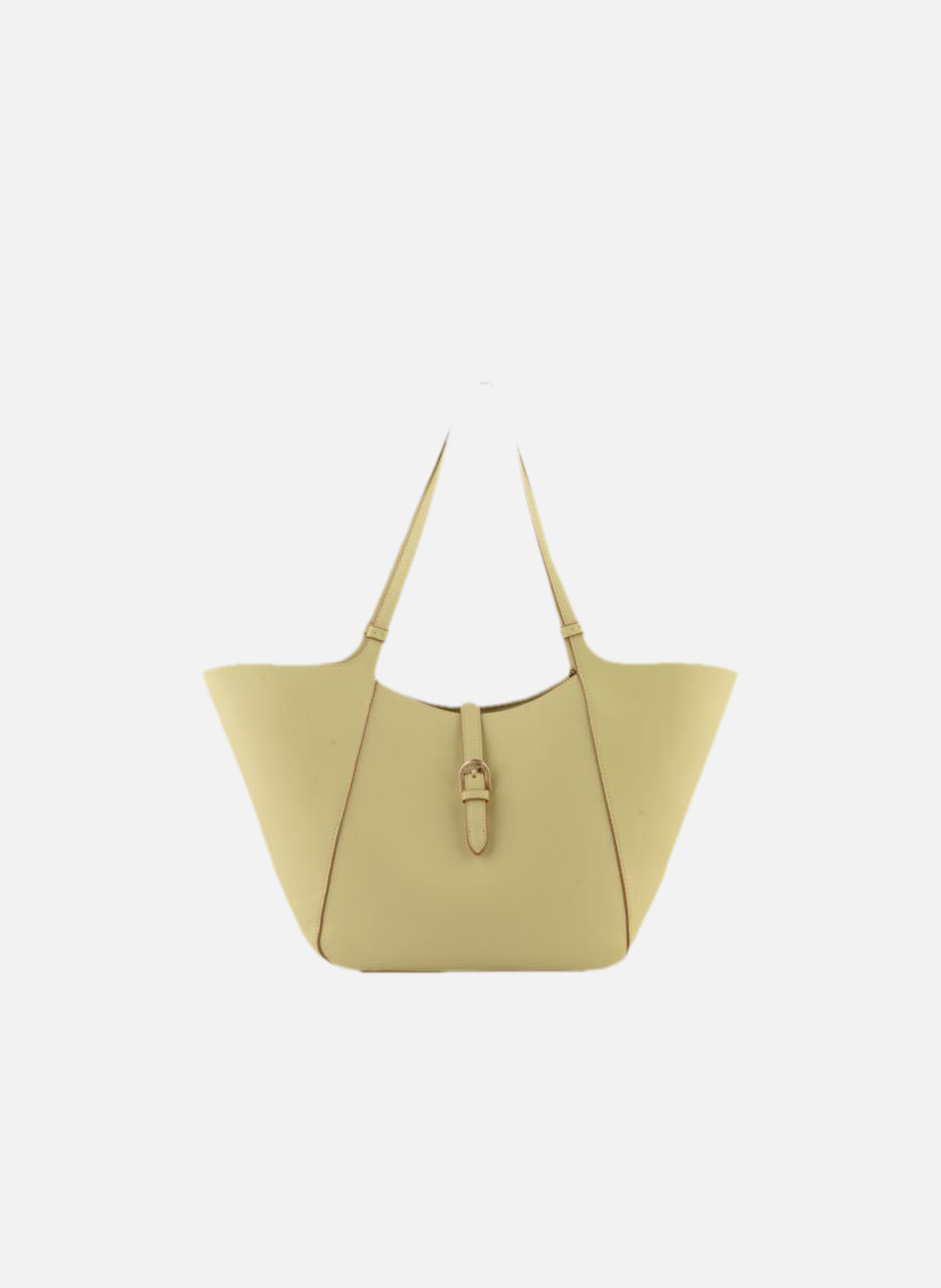 L'envolée | sac porté épaule gm  Jaune paille